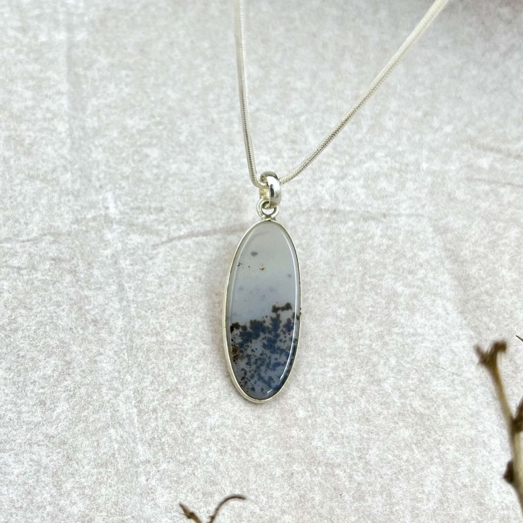 Twilight Veil Shazar silver pendant