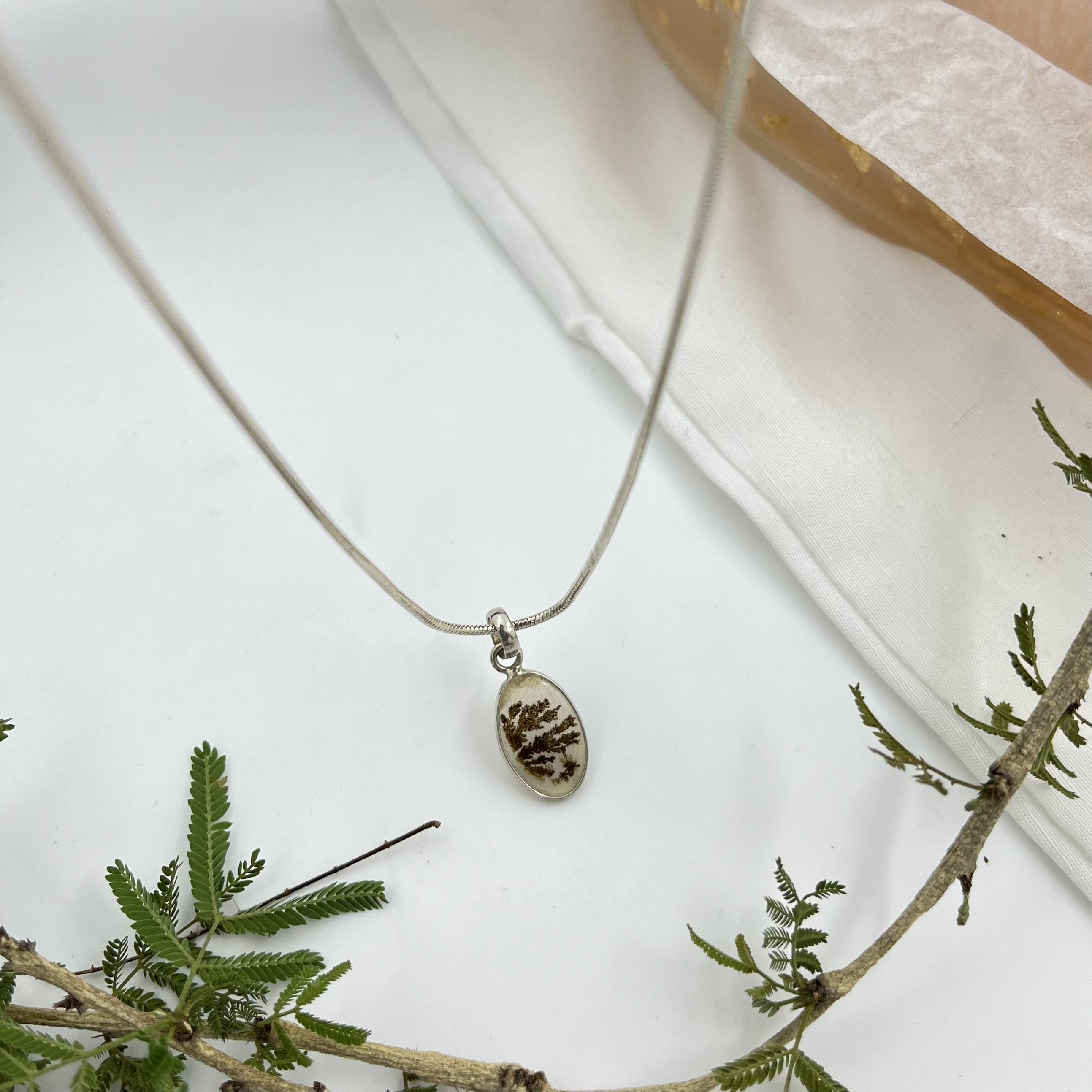 Whispering Grove Shazar silver pendant