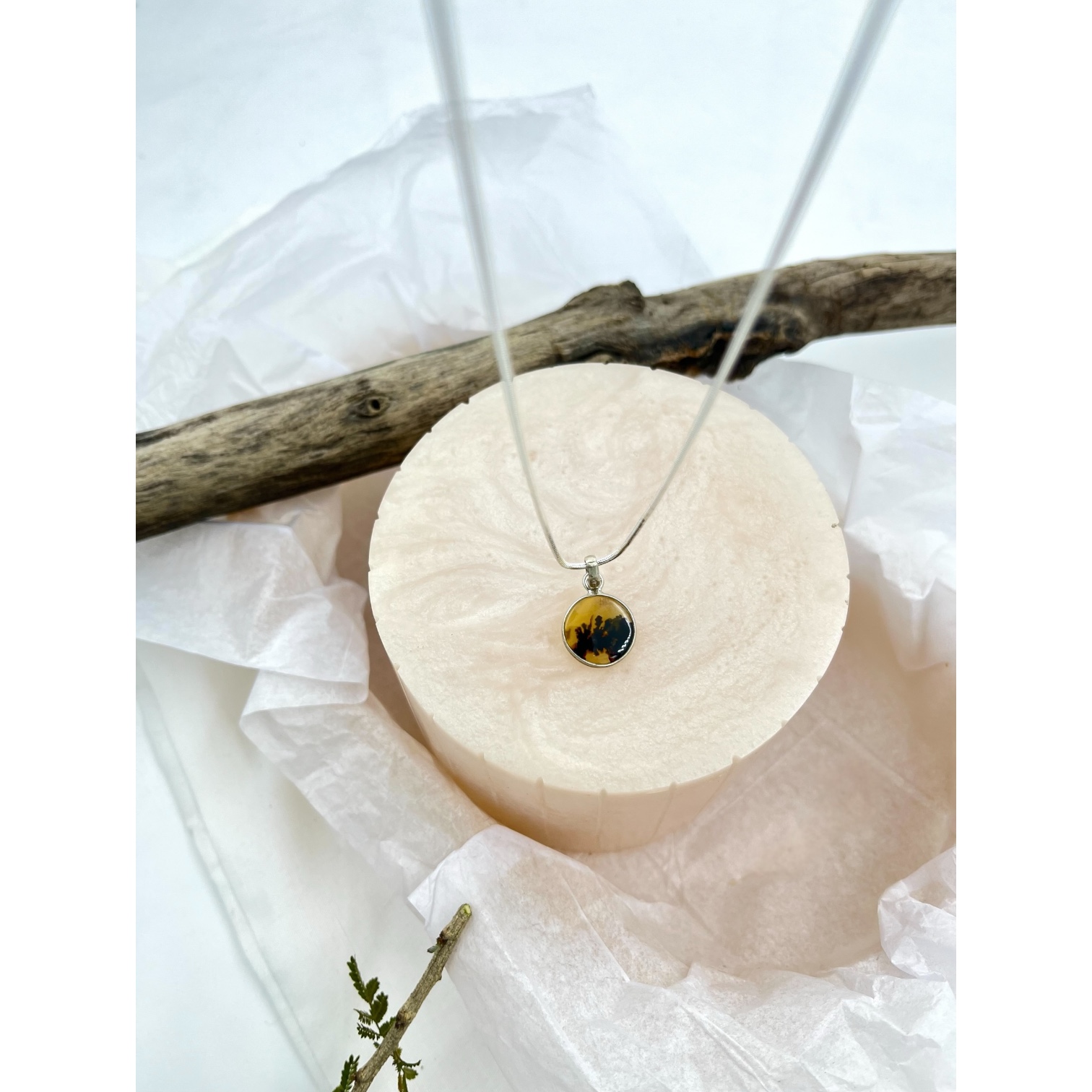 Dusk Chorus Shazar silver pendant