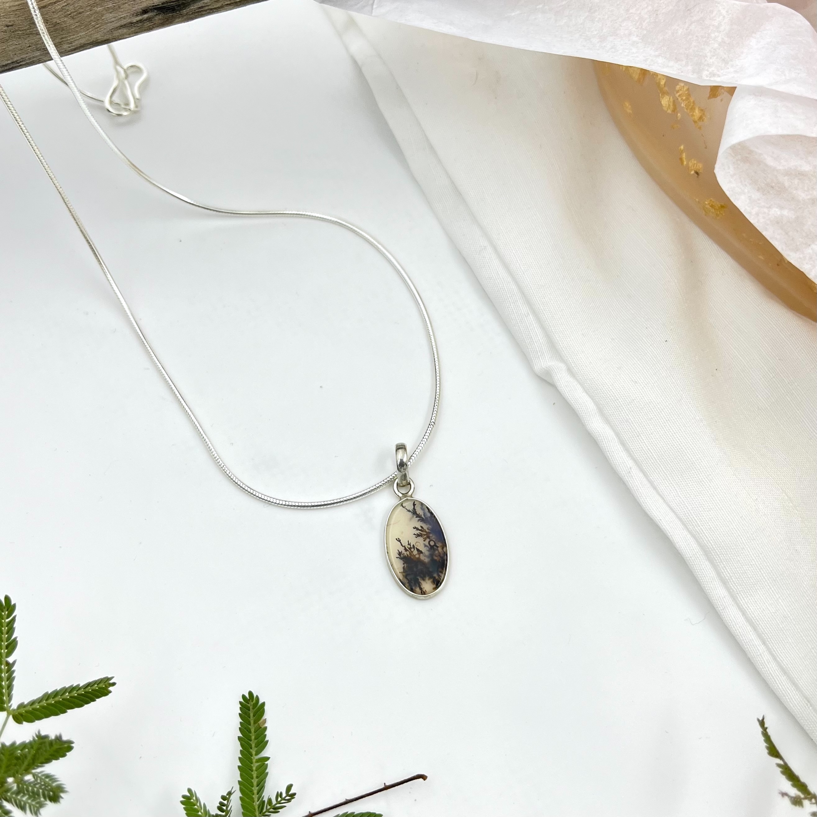 Nightbloom Shazar silver pendant