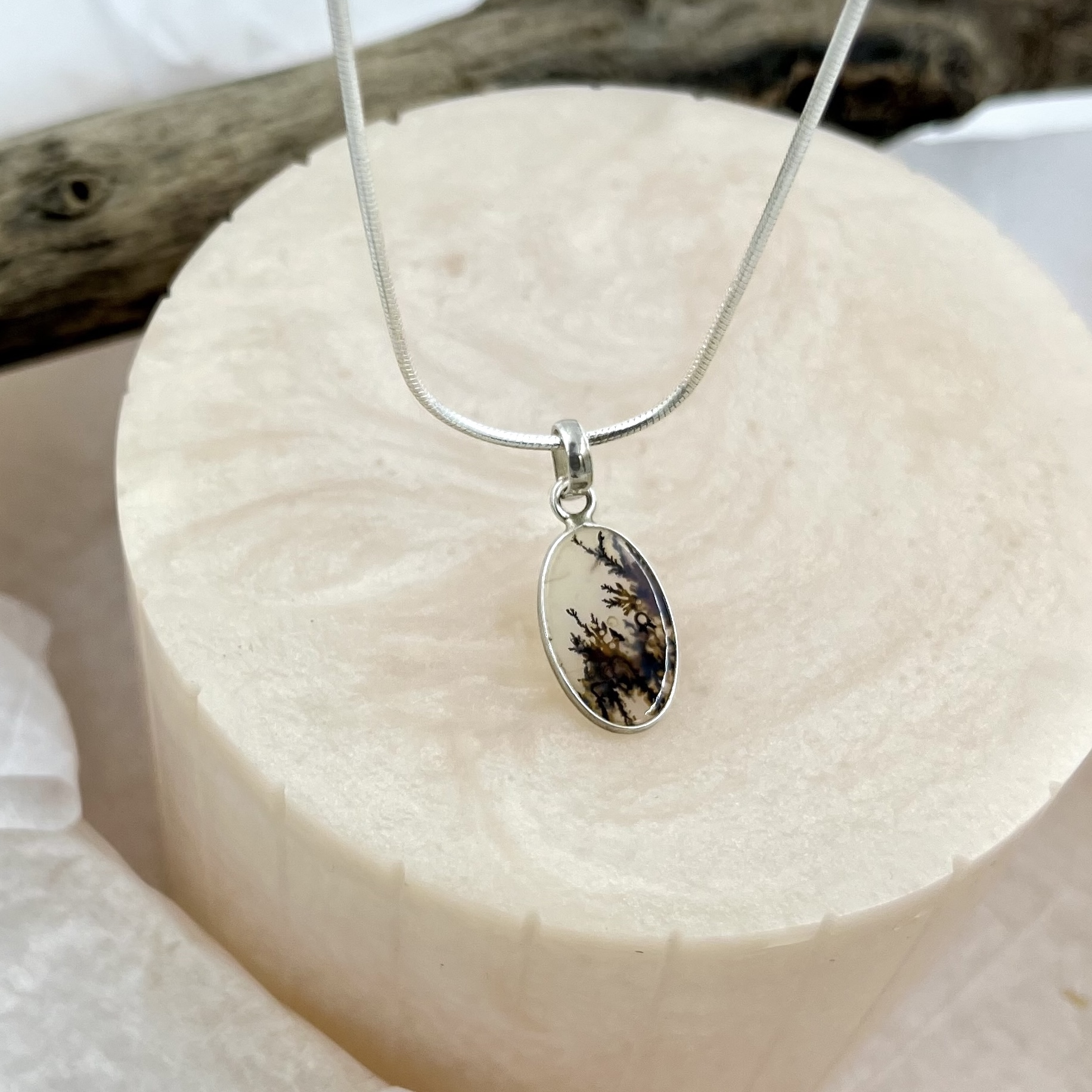 Nightbloom Shazar silver pendant
