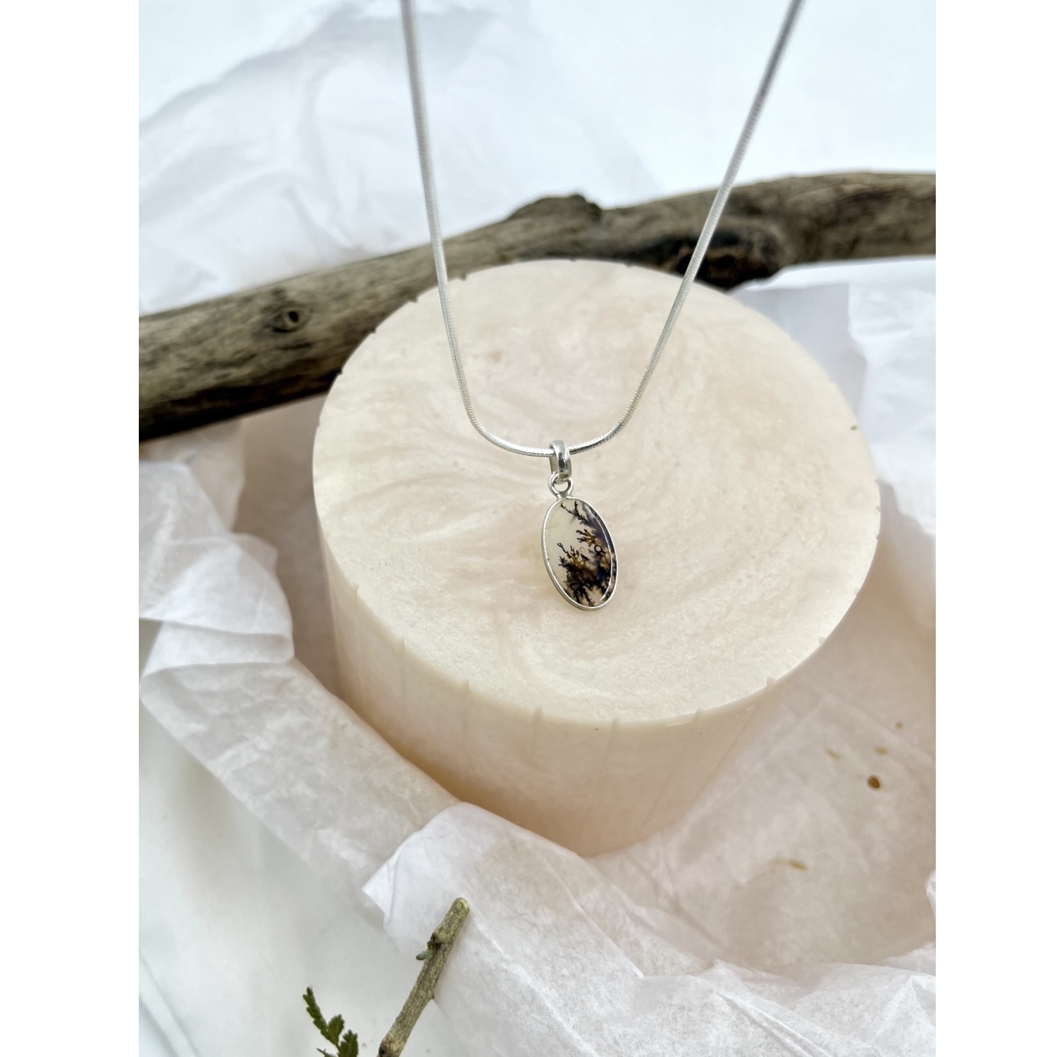 Nightbloom Shazar silver pendant