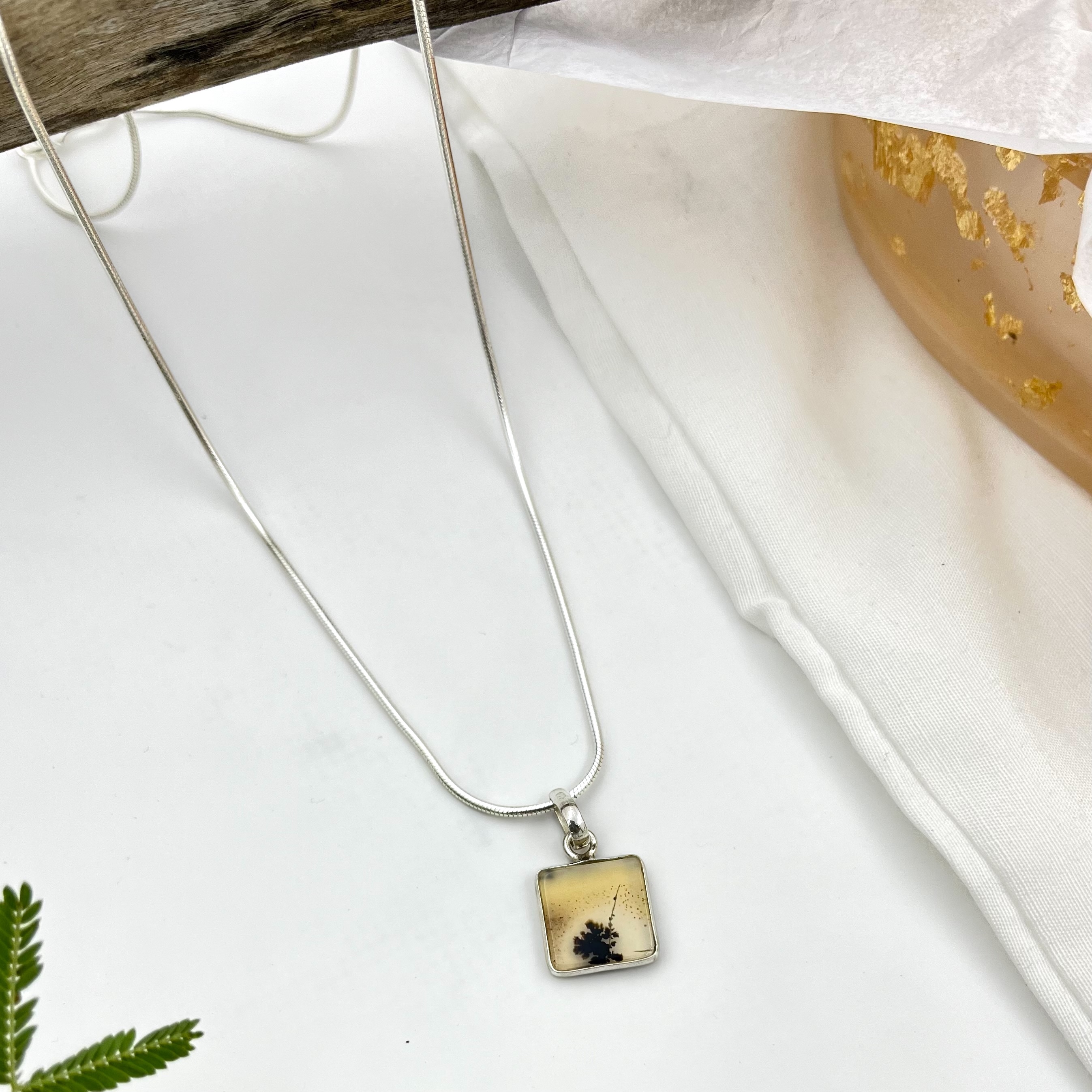 Desert Blossom Shazar silver pendant