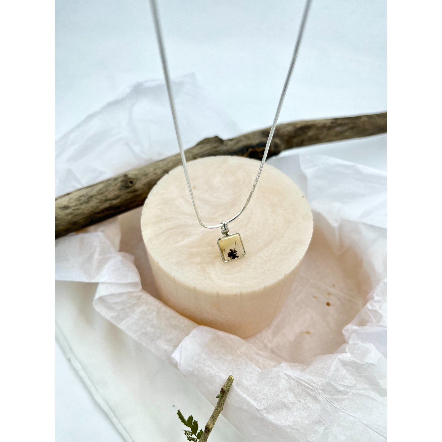 Desert Blossom Shazar silver pendant