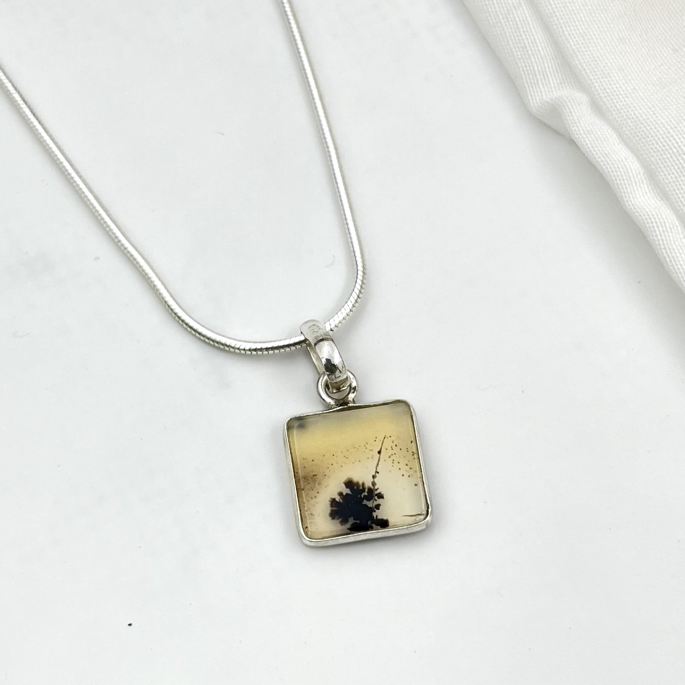 Desert Blossom Shazar silver pendant