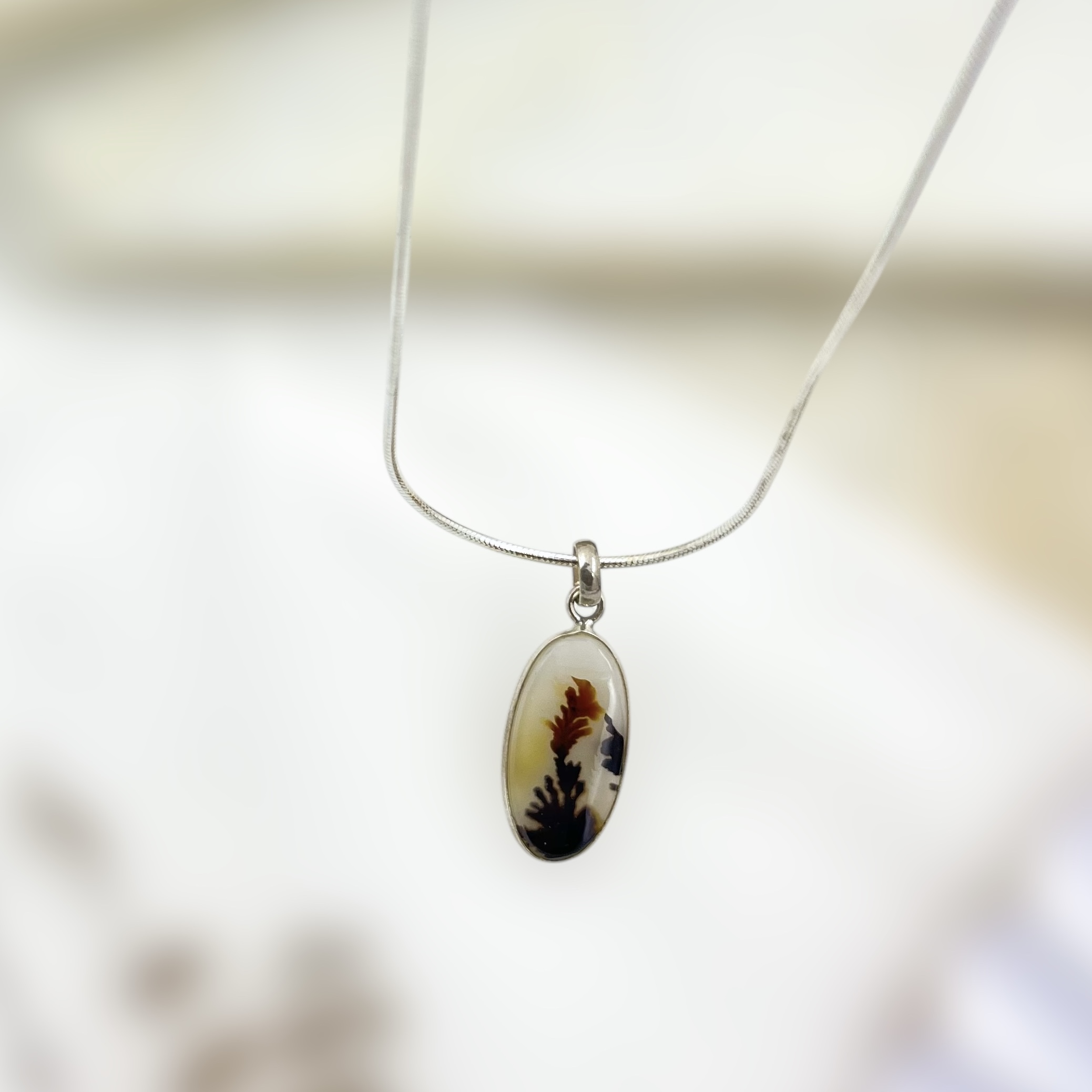 Ember Grove Shazar silver pendant