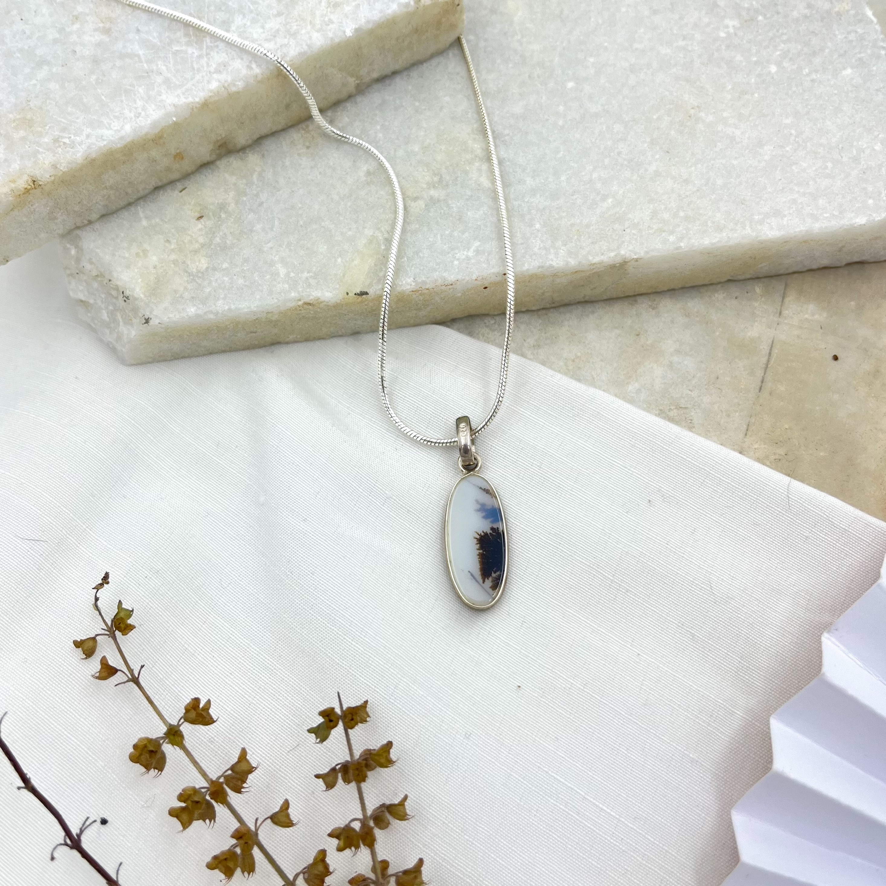 Cloudsong and Earthshadow Shazar silver pendant