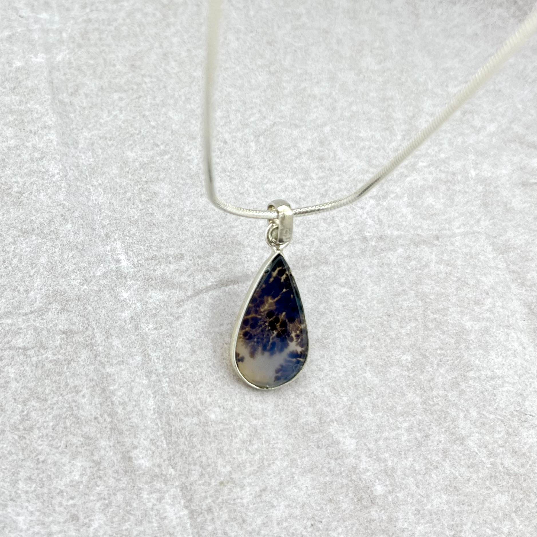 Branching Silence Shazar silver pendant