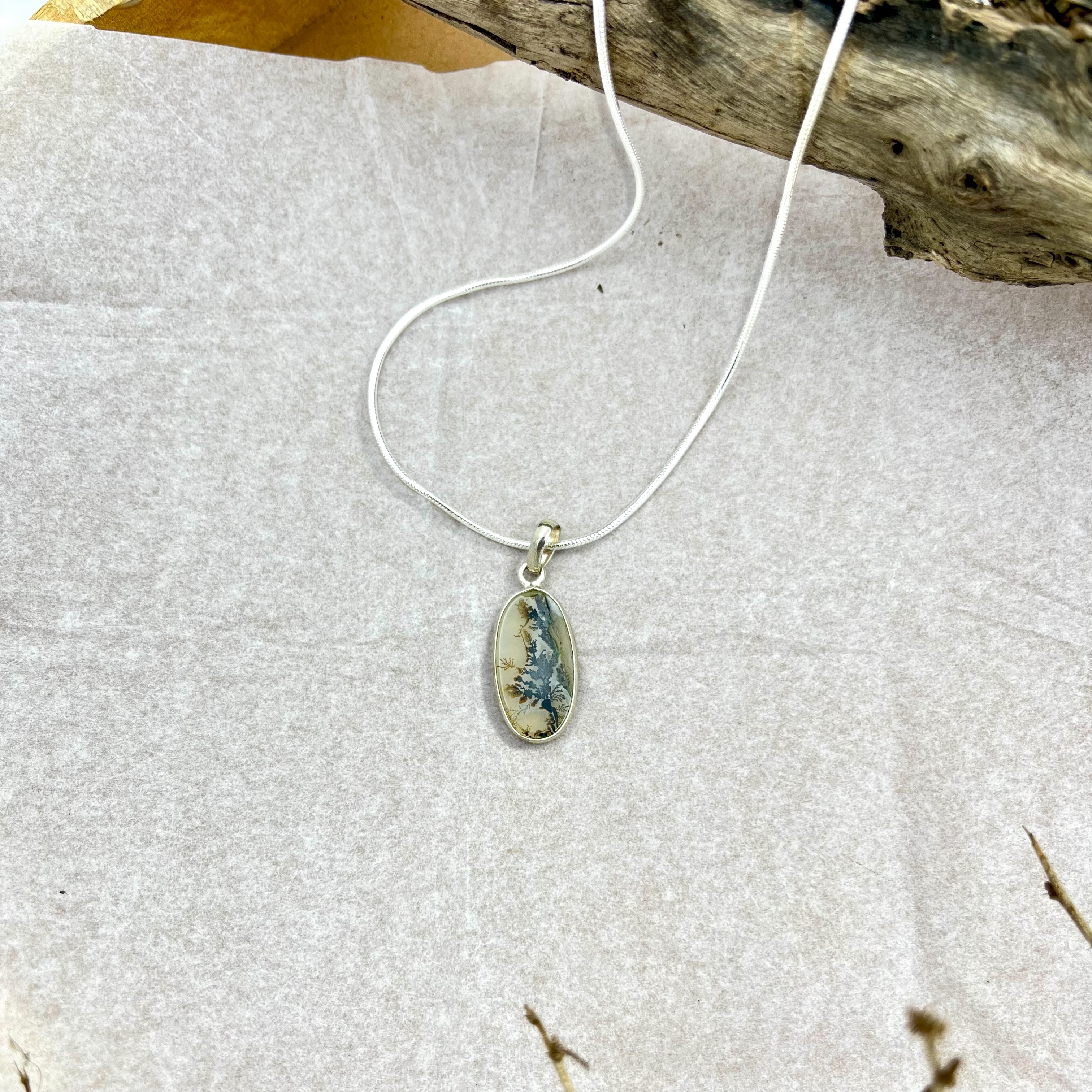 Monsoon Drift Shazar silver pendant
