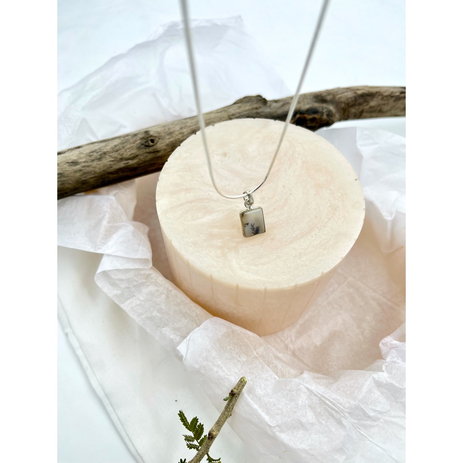 Mist Echoes Shazar silver pendant