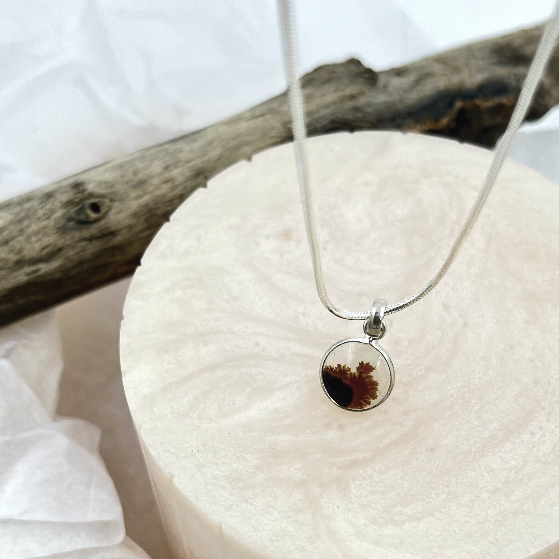Emberfern Shazar silver pendant