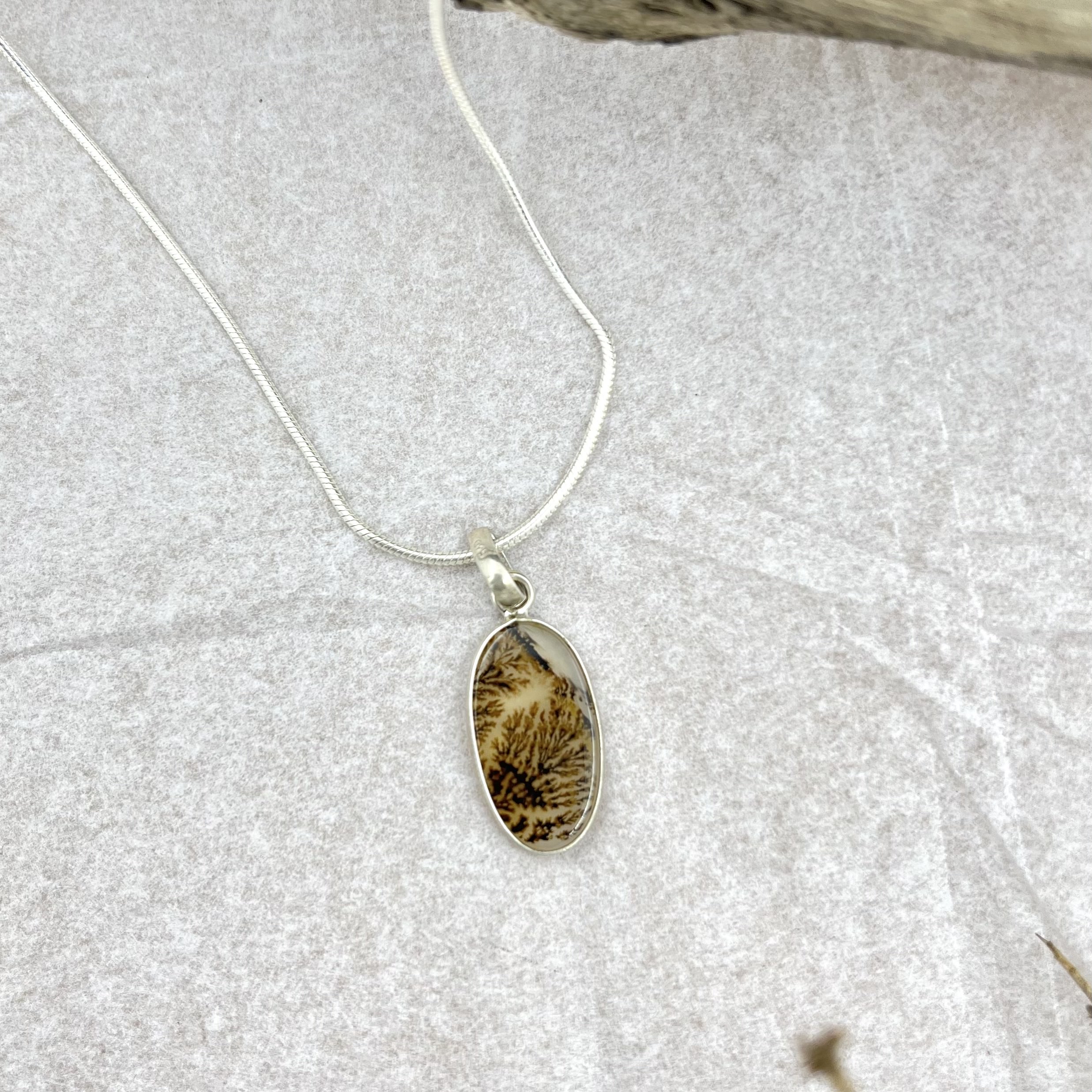 Smokefern Shazar silver pendant