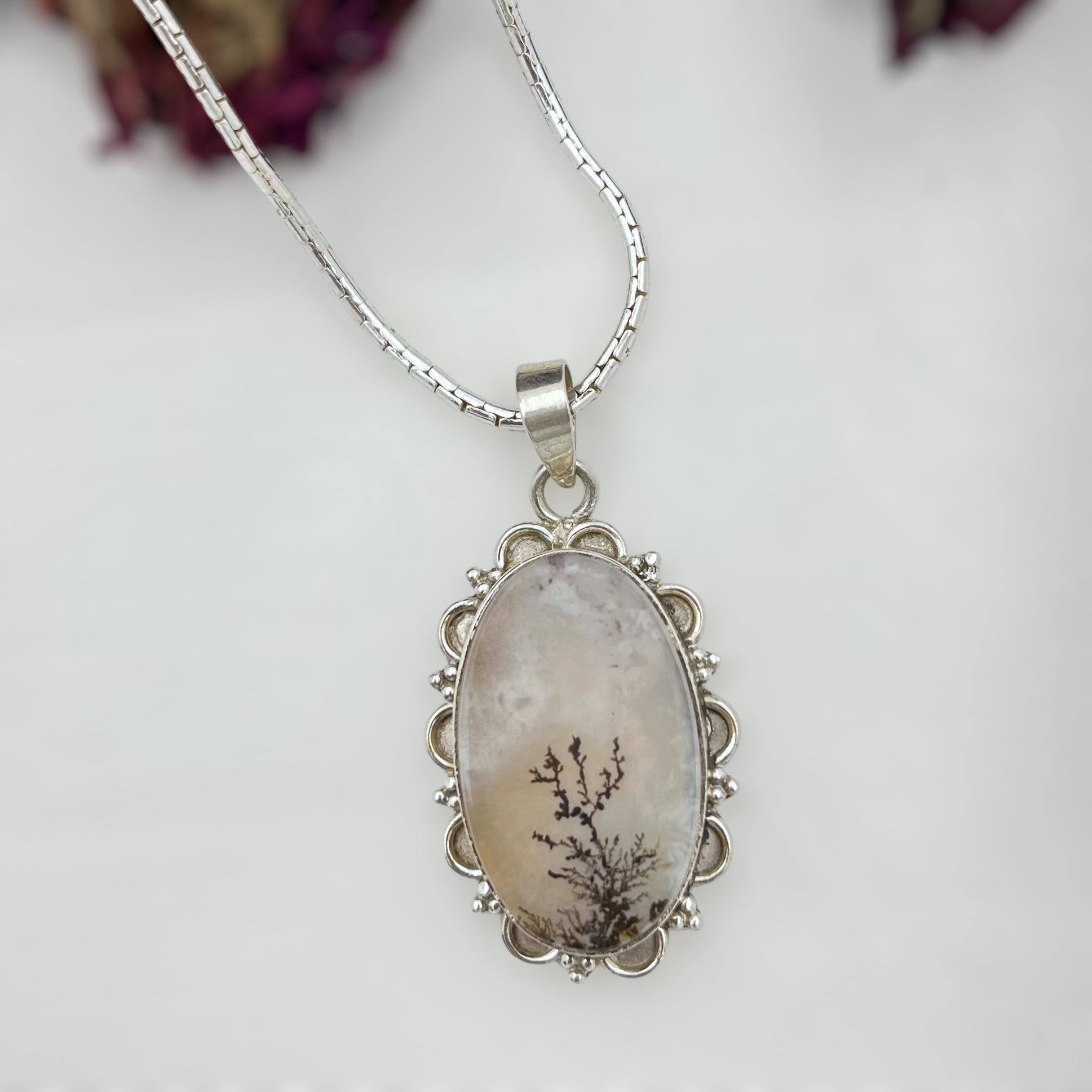 Morrowbloom Shazar silver pendant