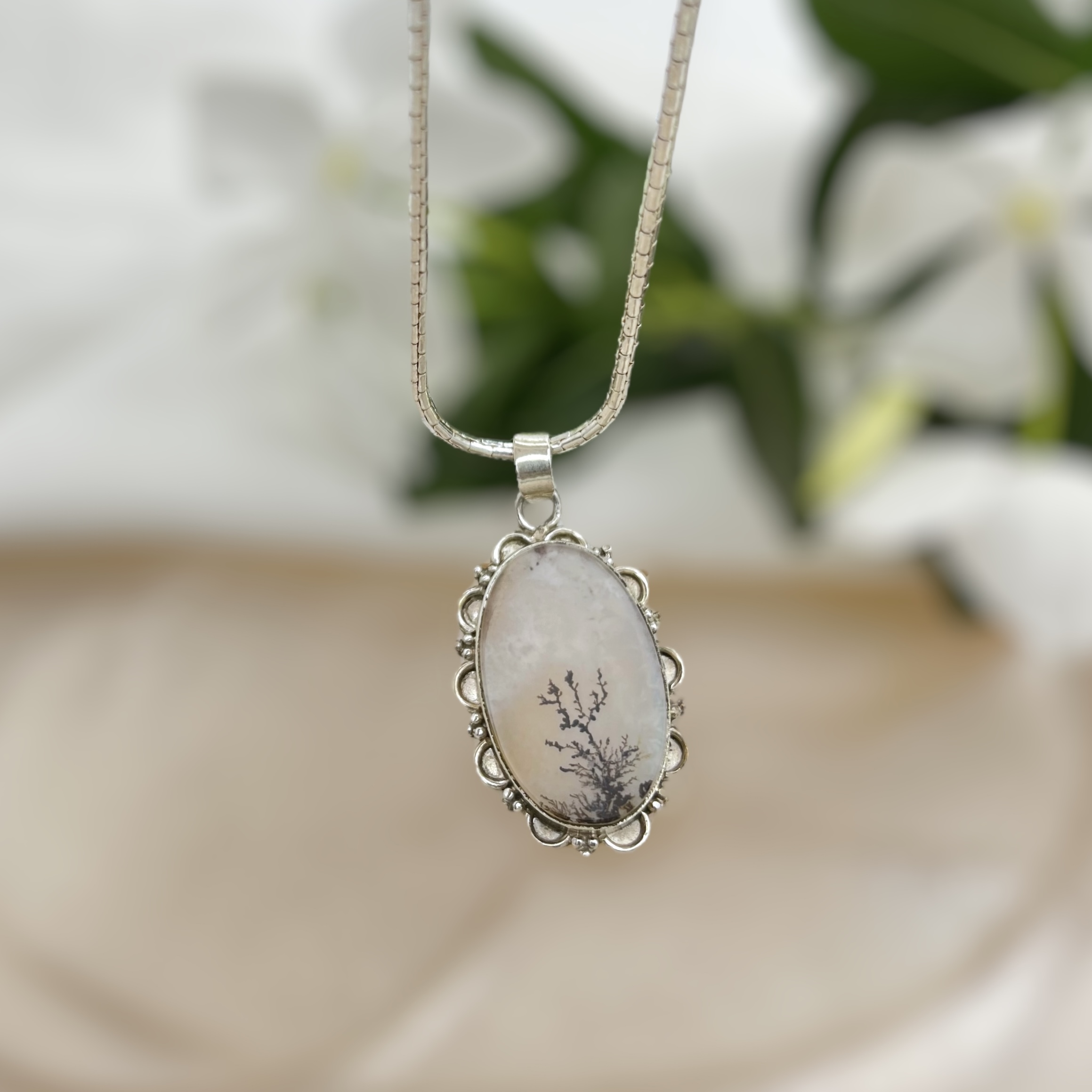 Morrowbloom Shazar silver pendant