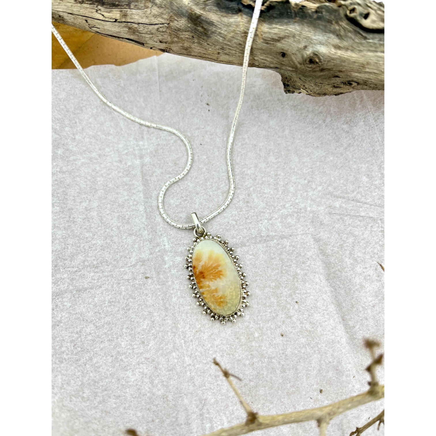 Amberveil Shazar silver pendant