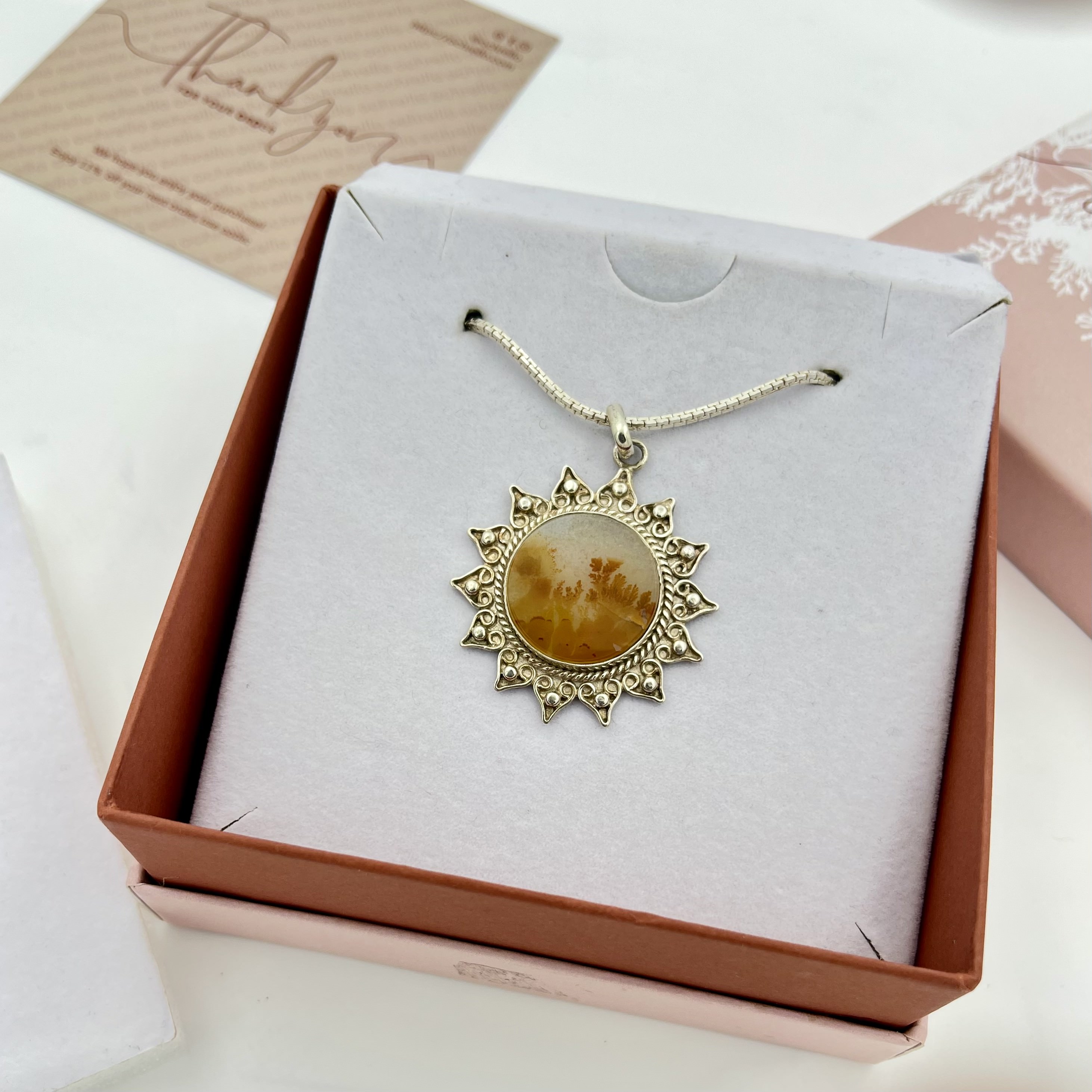 Sunrise Whisper Shazar silver pendant