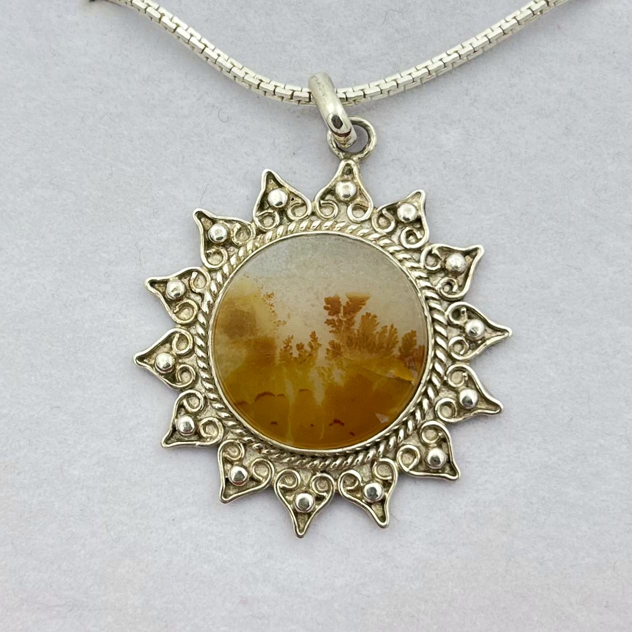 Sunrise Whisper Shazar silver pendant