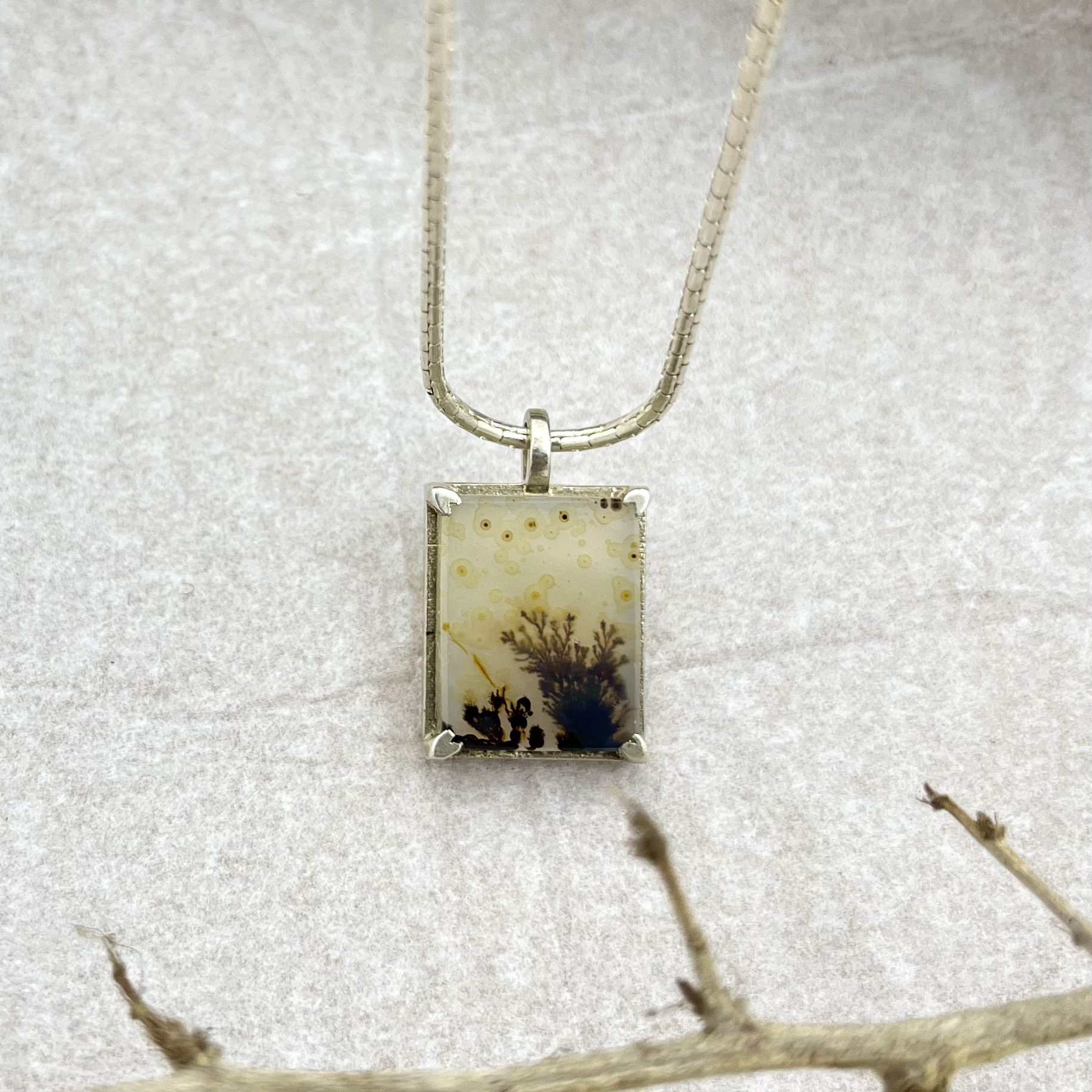 Forestfall Light Shazar silver pendant
