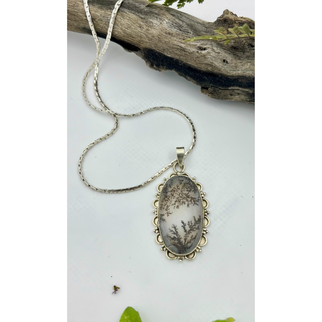 Forest Whispers Shazar silver pendant