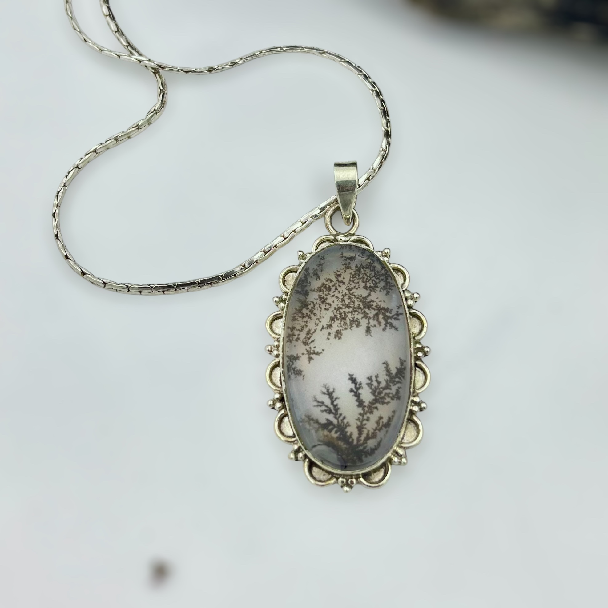 Forest Whispers Shazar silver pendant