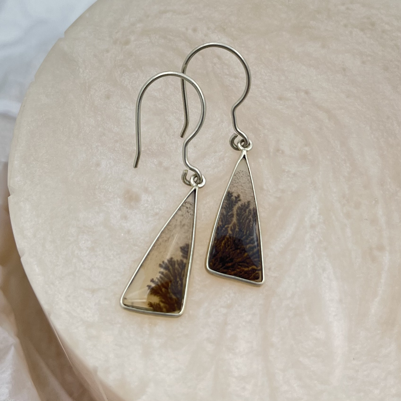 Bramblelight Echo Shazar silver earring