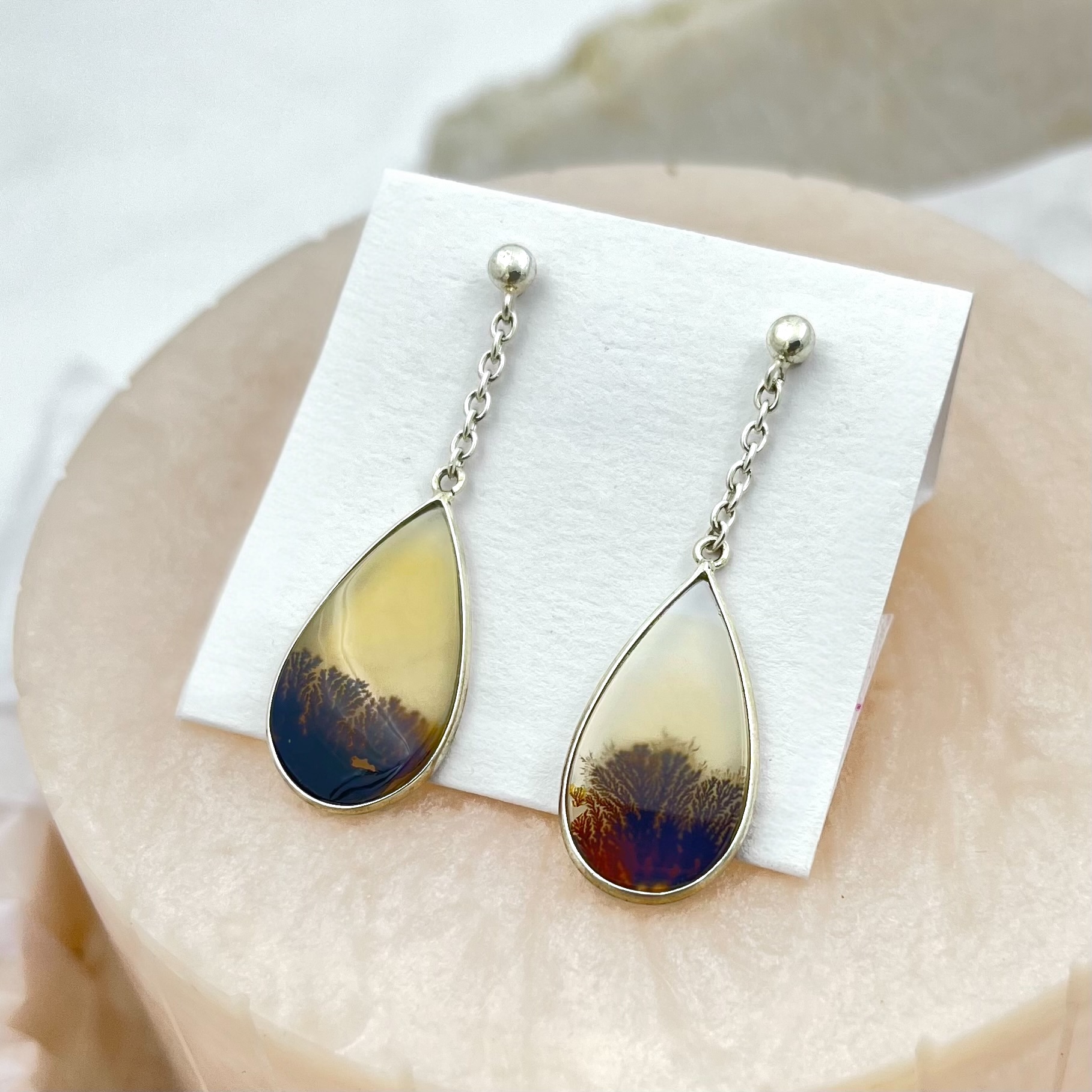 Dawnroot Bloom Shazar silver earring