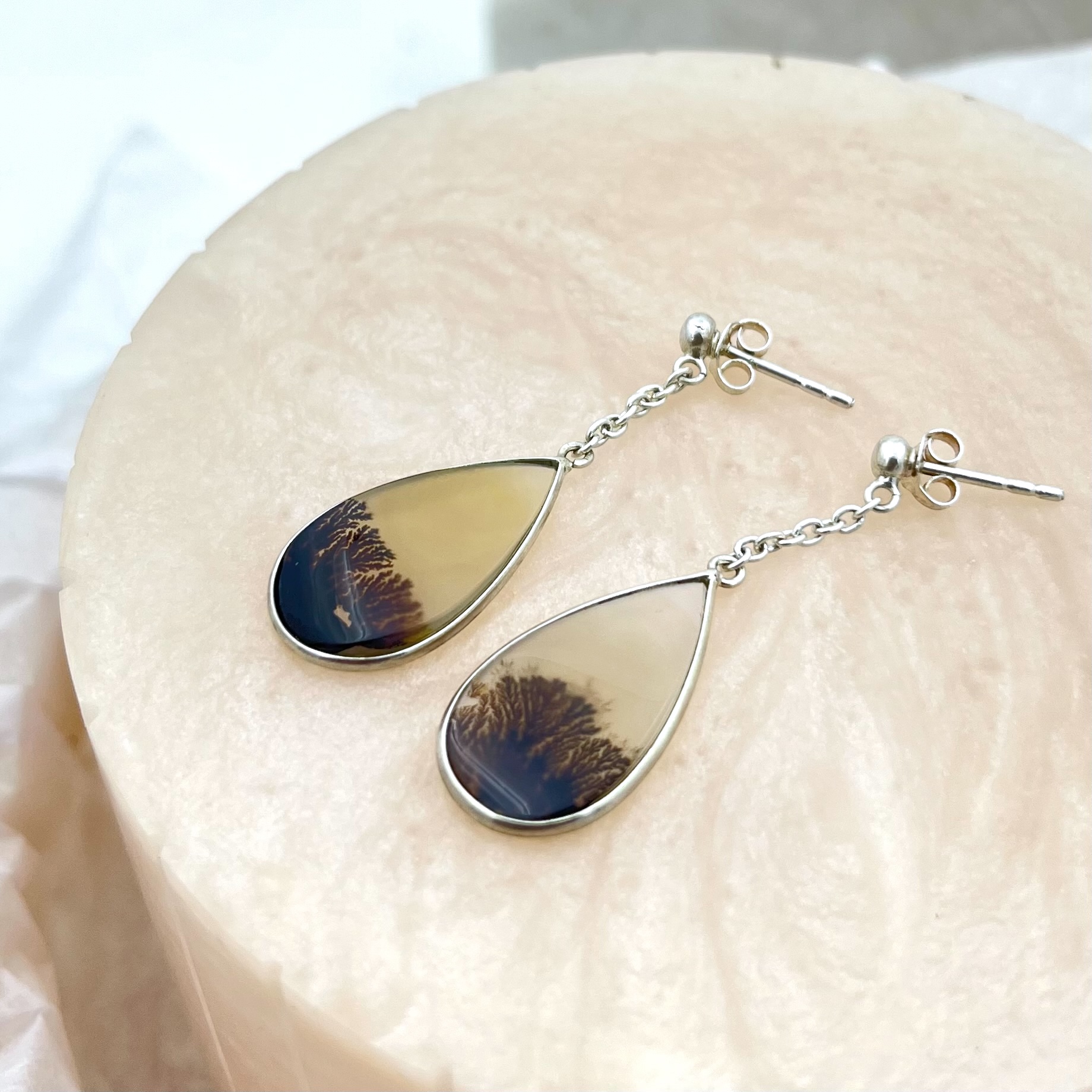 Dawnroot Bloom Shazar silver earring