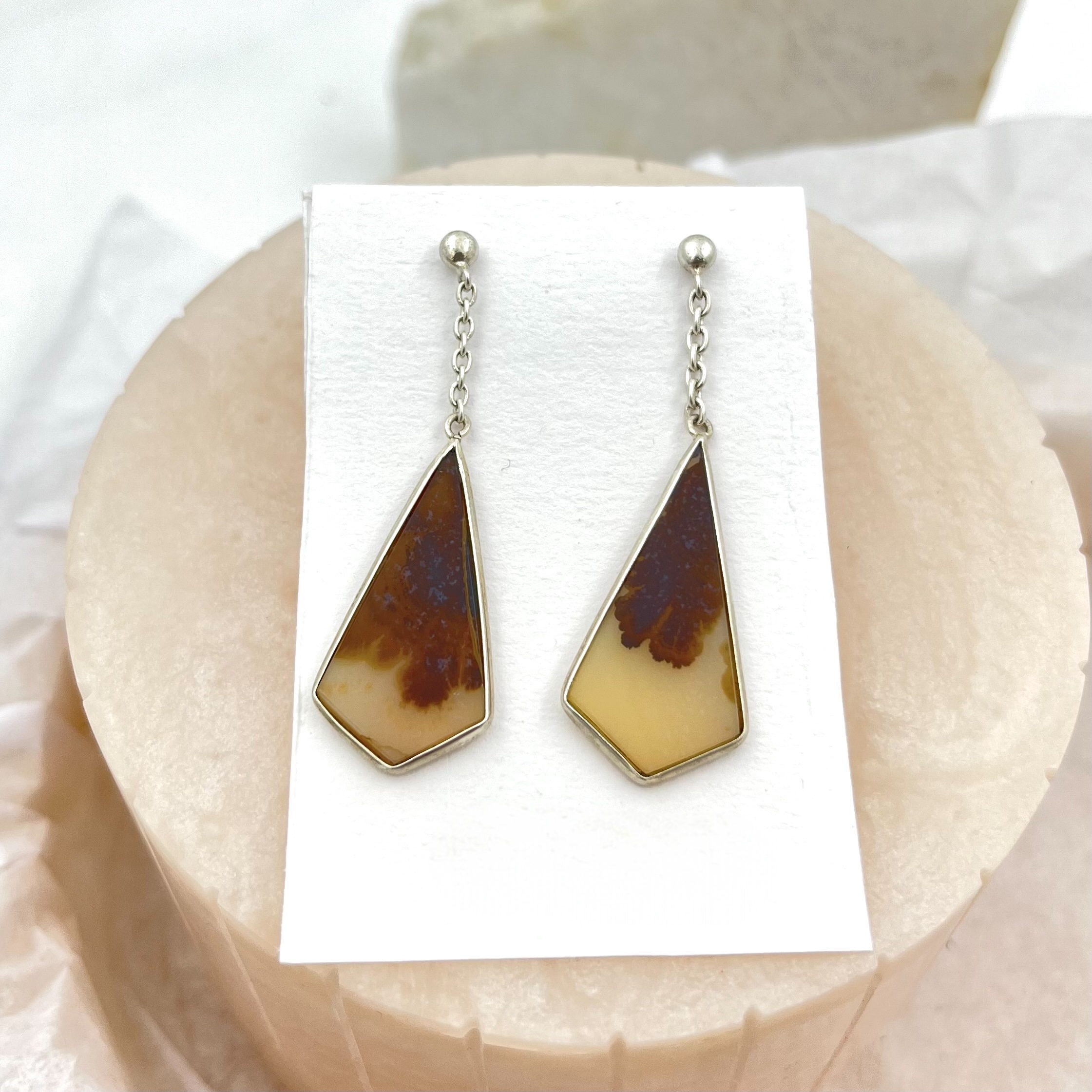 Molten Terra Shazar silver earring