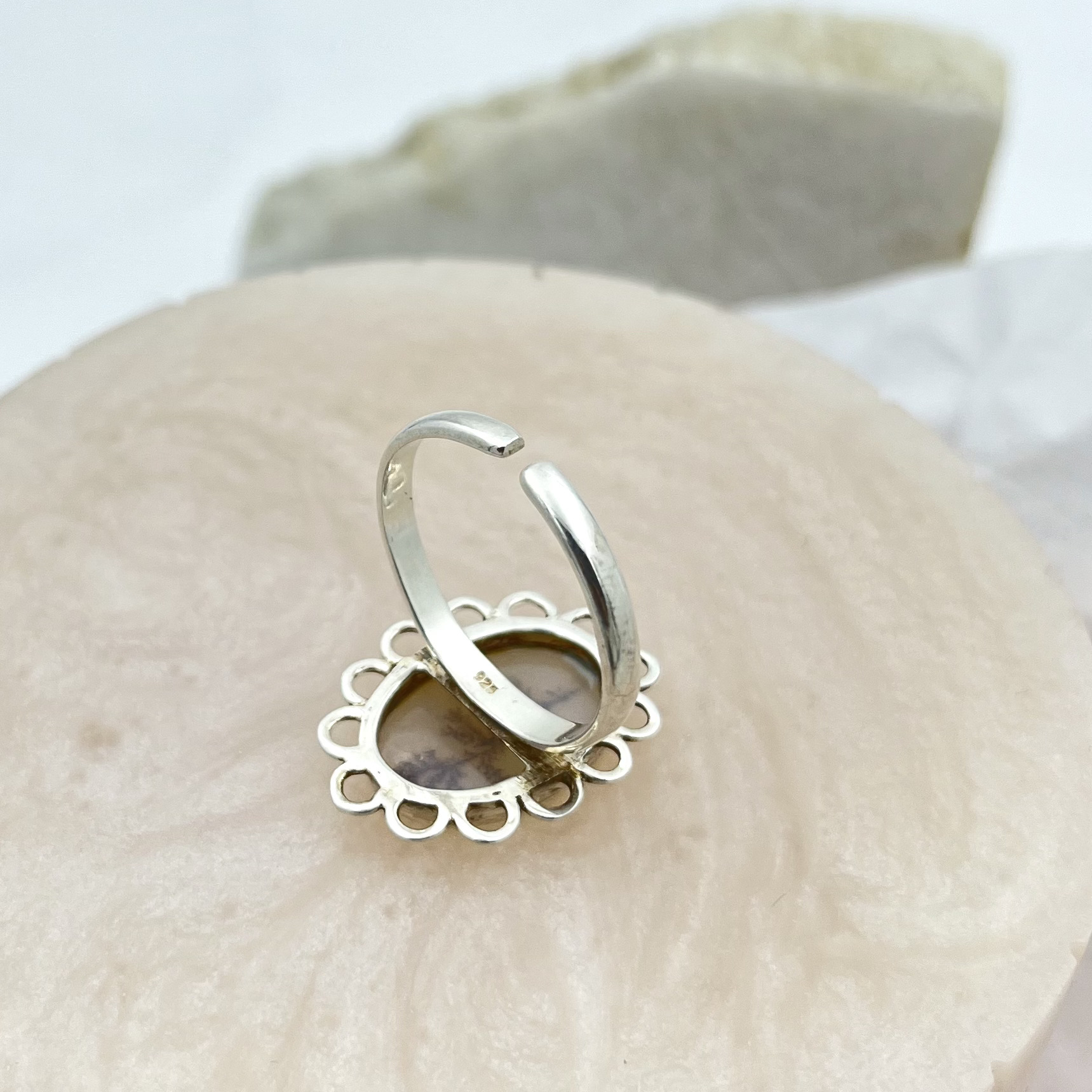Lone Tree Shazar Silver Chakri Ring