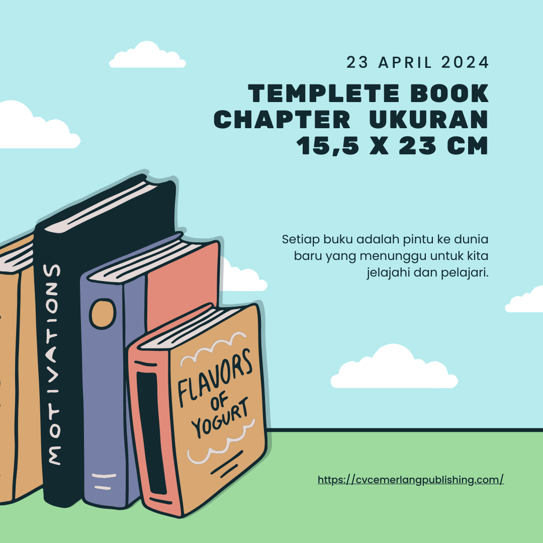 TEMPLETE BOOK CHAPTER  UKURAN 15,5 X 23 CM (Versi Pdf)