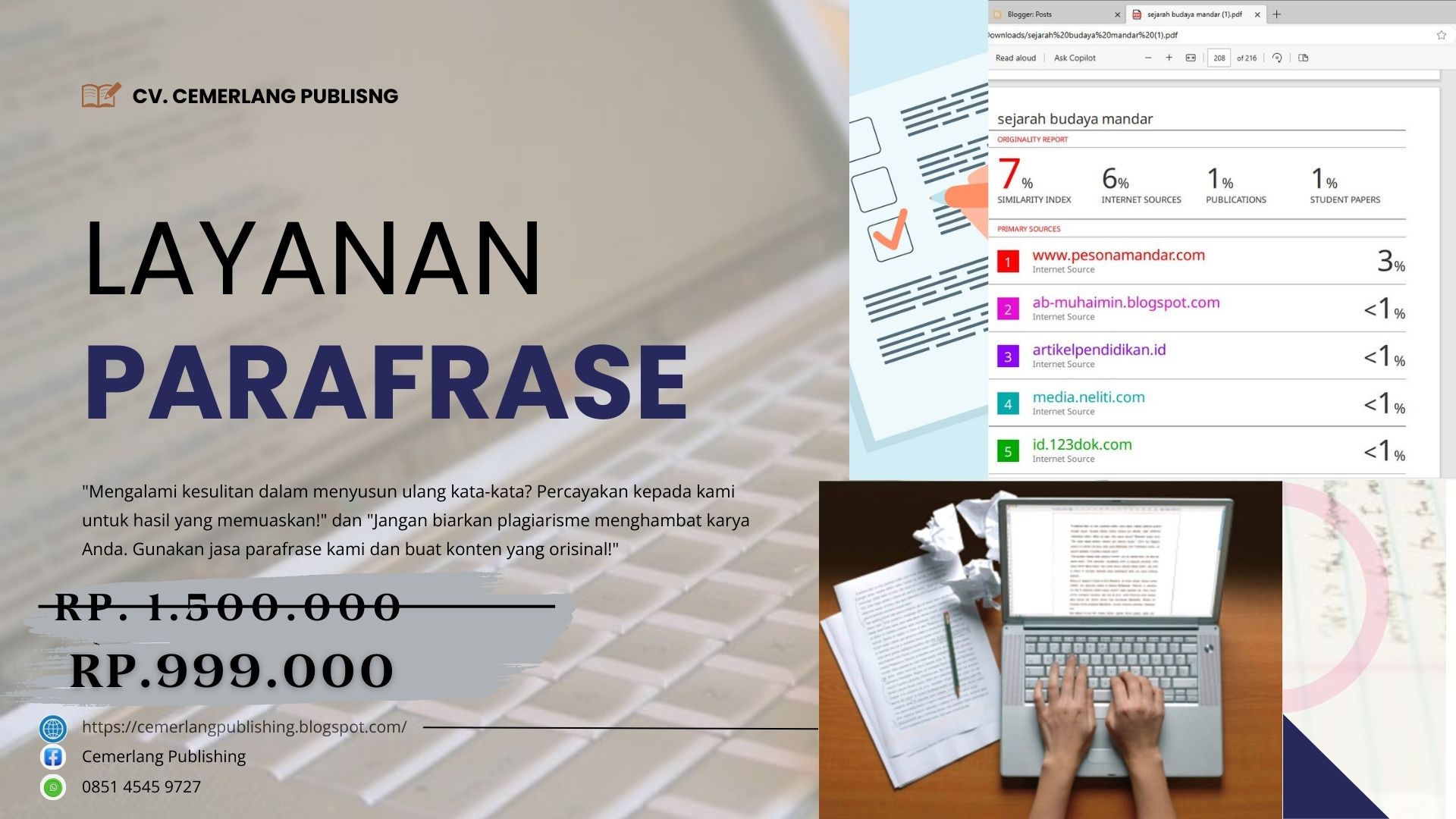 JASA LAYANAN PARAFRASE 
