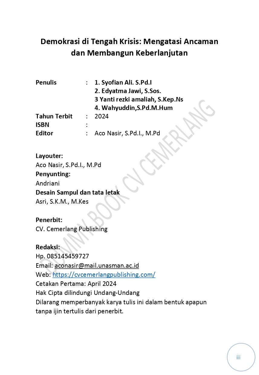 Demokrasi di Tengah Krisis