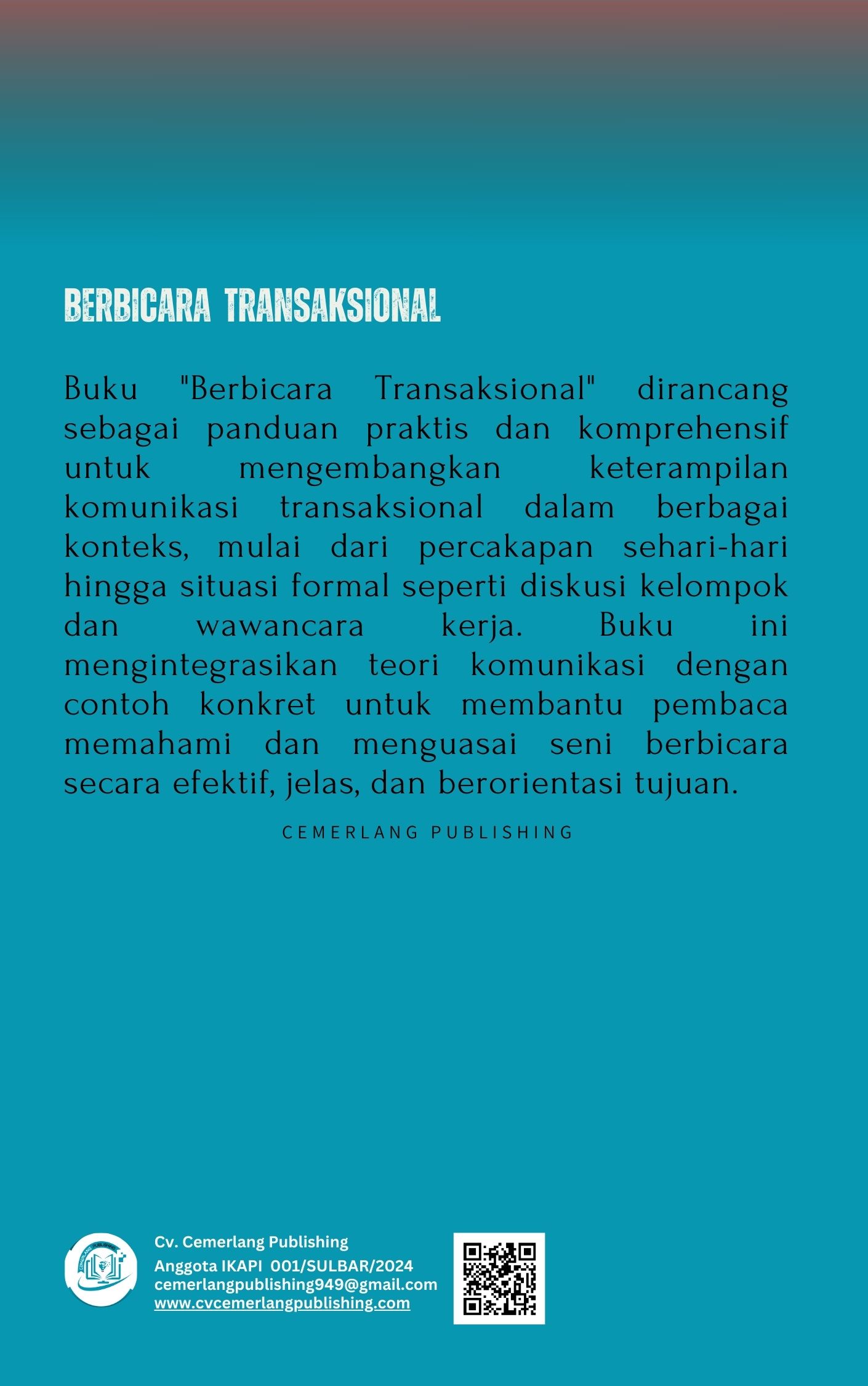 BERBICARA TRANSAKSIONAL