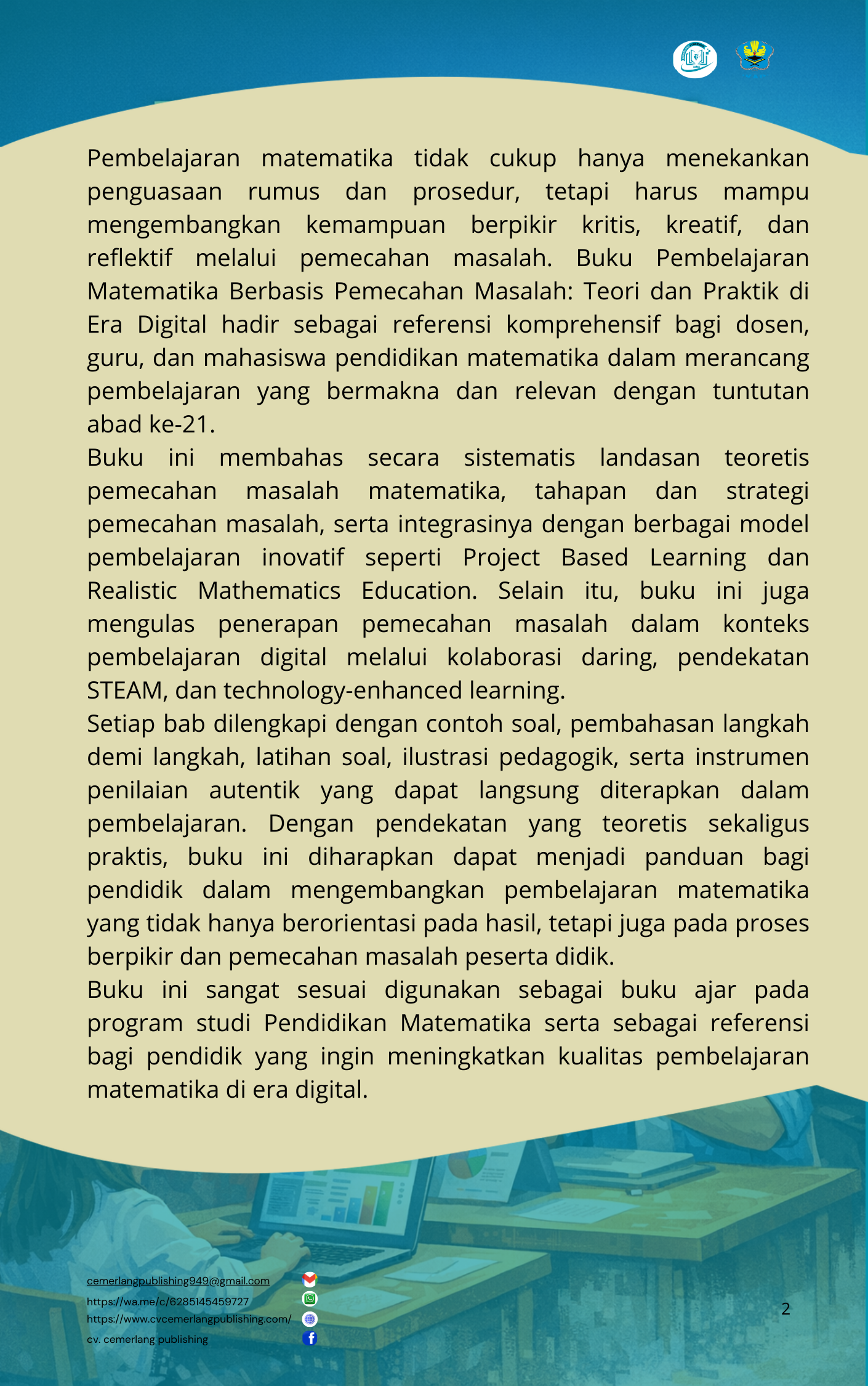 Pembelajaran Matematika Berbasis Pemecahan Masalah