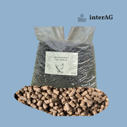 Granuliuotas vištų mėšlas (15 kg)