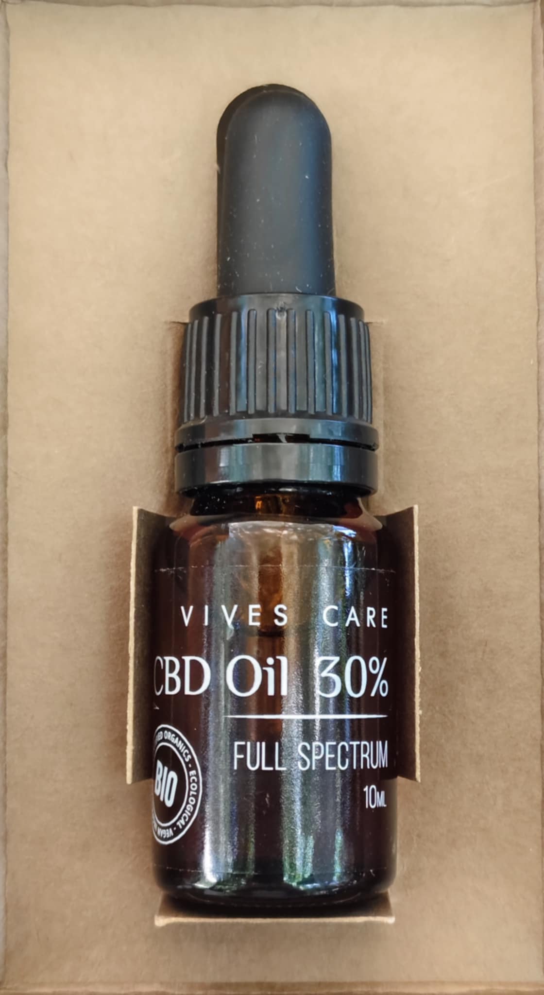 Huile de CBD Bio Full Spectrum 30% – 10 ml