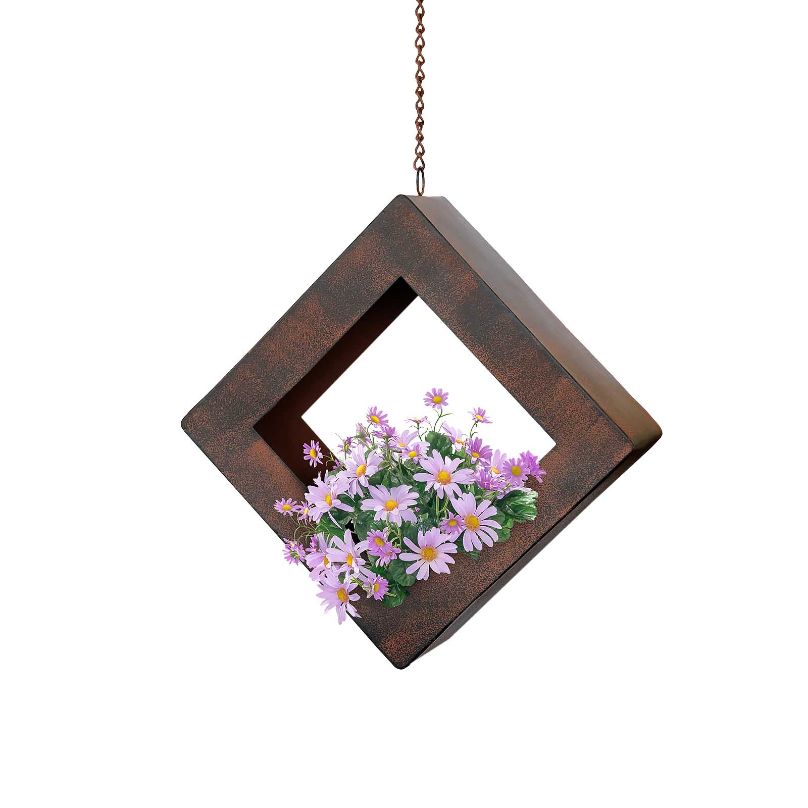 Edelrostoptik-Pflanzgefäß Raute