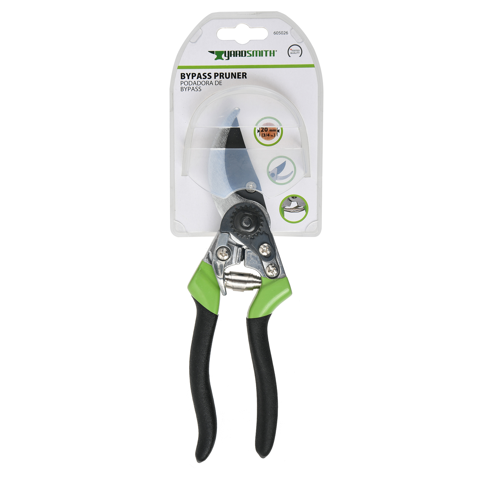 YARDSMITH Bypass-Gartenschere 22 cm