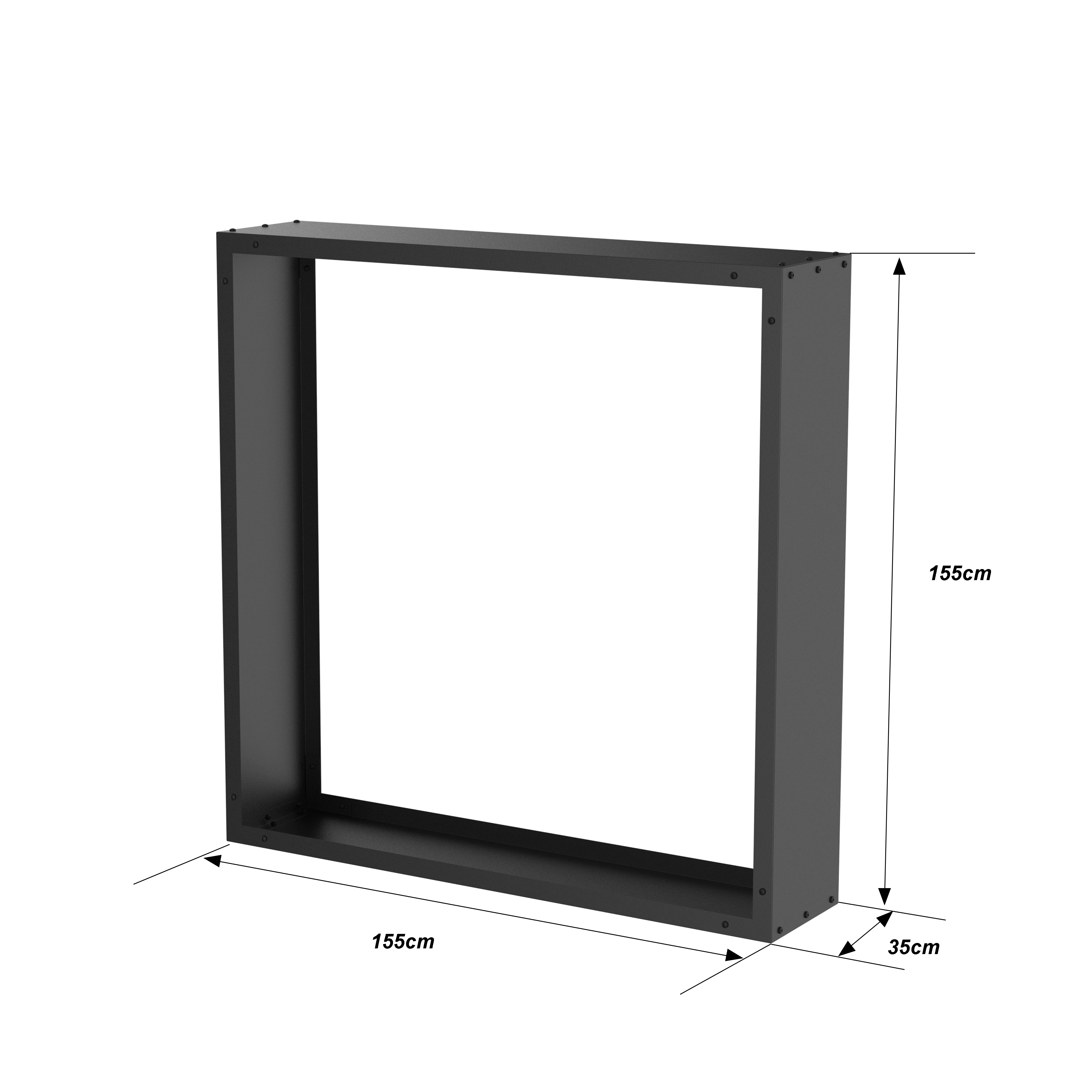 Feuerholzregal 155 x 35 x155 cm