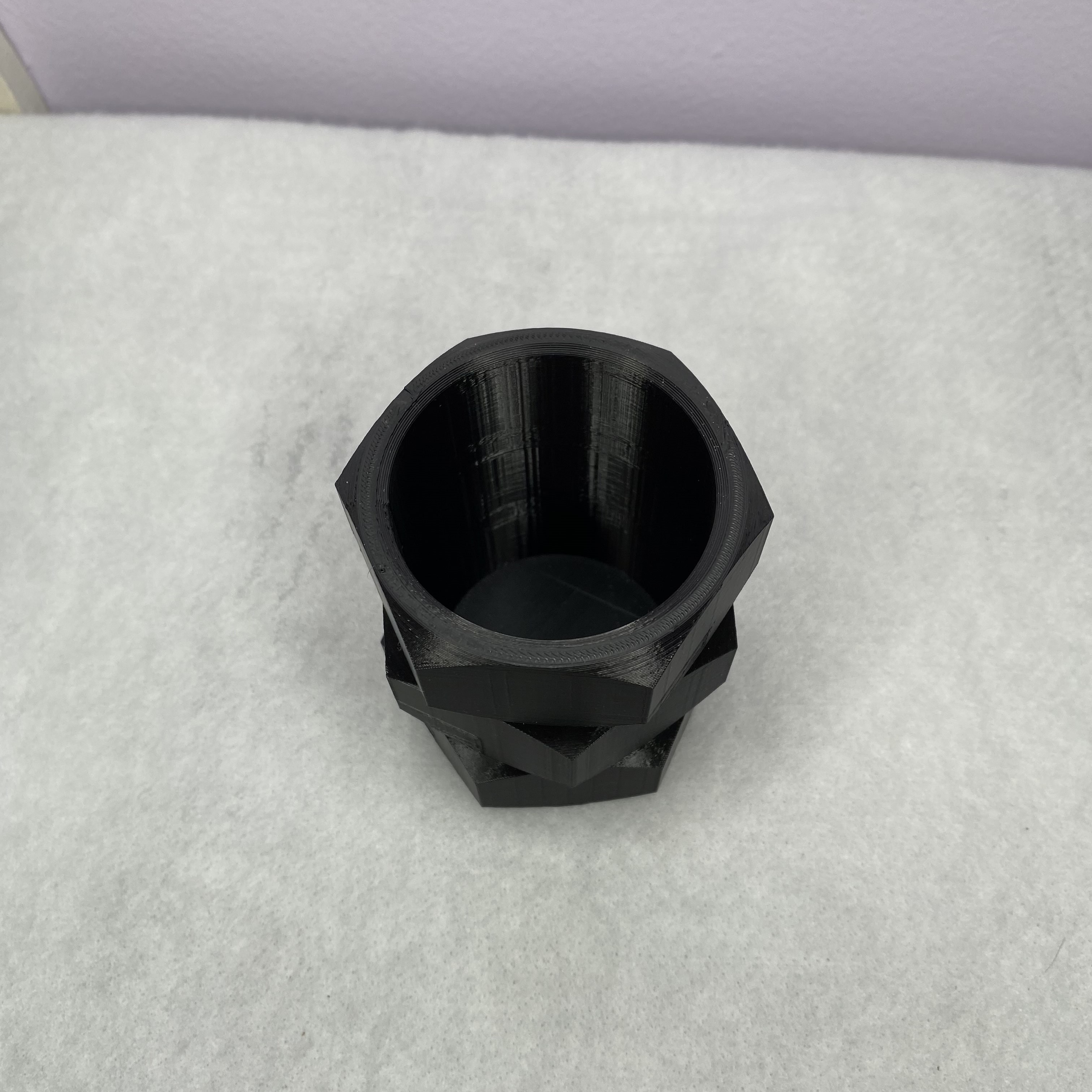 Modern Slim Desk Pencil Holder Cup Office Storage Design Minimalist Organizer Accessories Container Stylish Work Space Essentials Desk Tidy