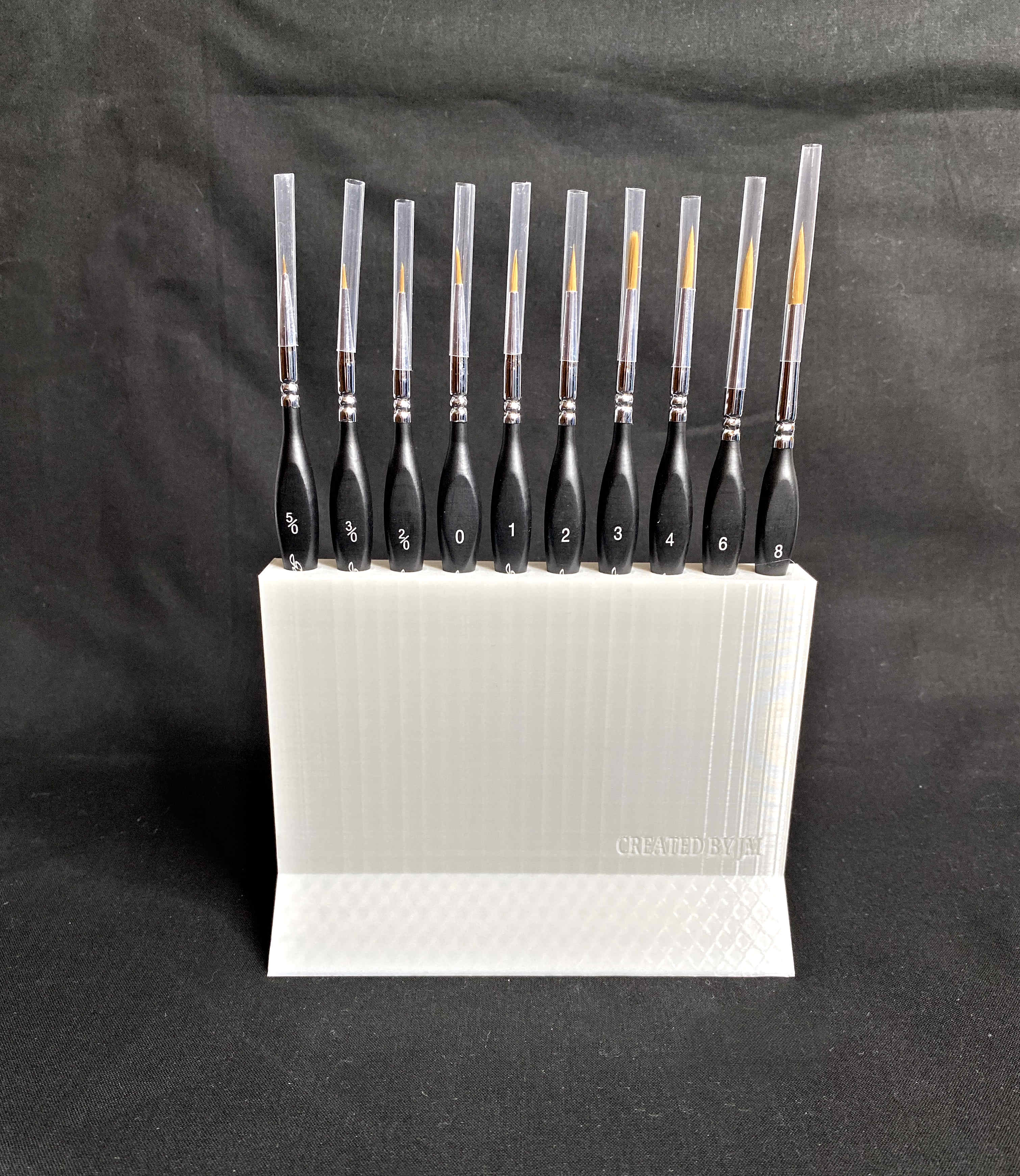 Paintbrush Organizer Stand Holder for Craft Paint Brushes Art Supplies Storage Artist Tool Caddy Studio Desk Accessories