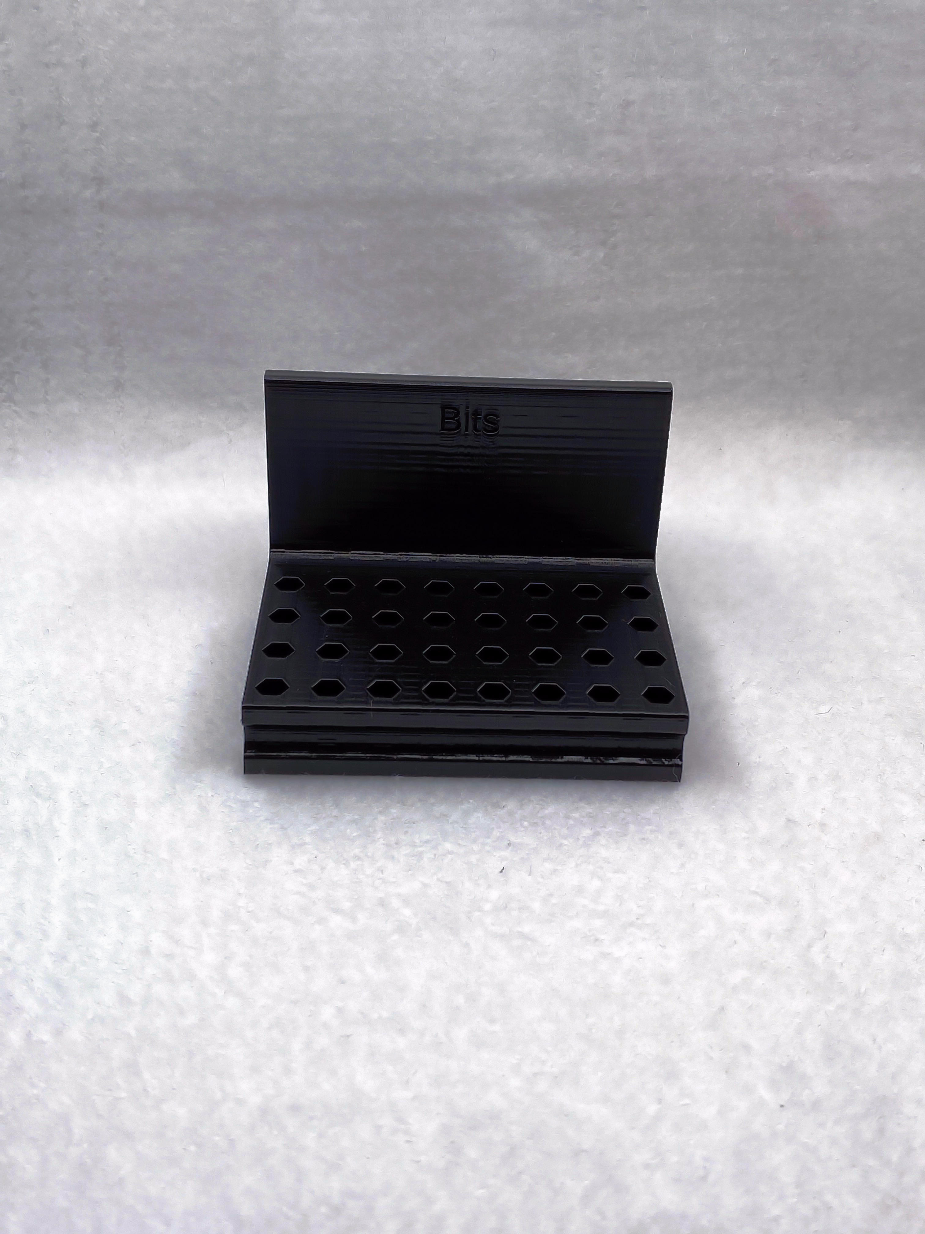 French Cleat Screwdriver Bit Wall Organizer Bit Wall Storage System Tool Storage Holder Mount Display Rack Workshop Solution