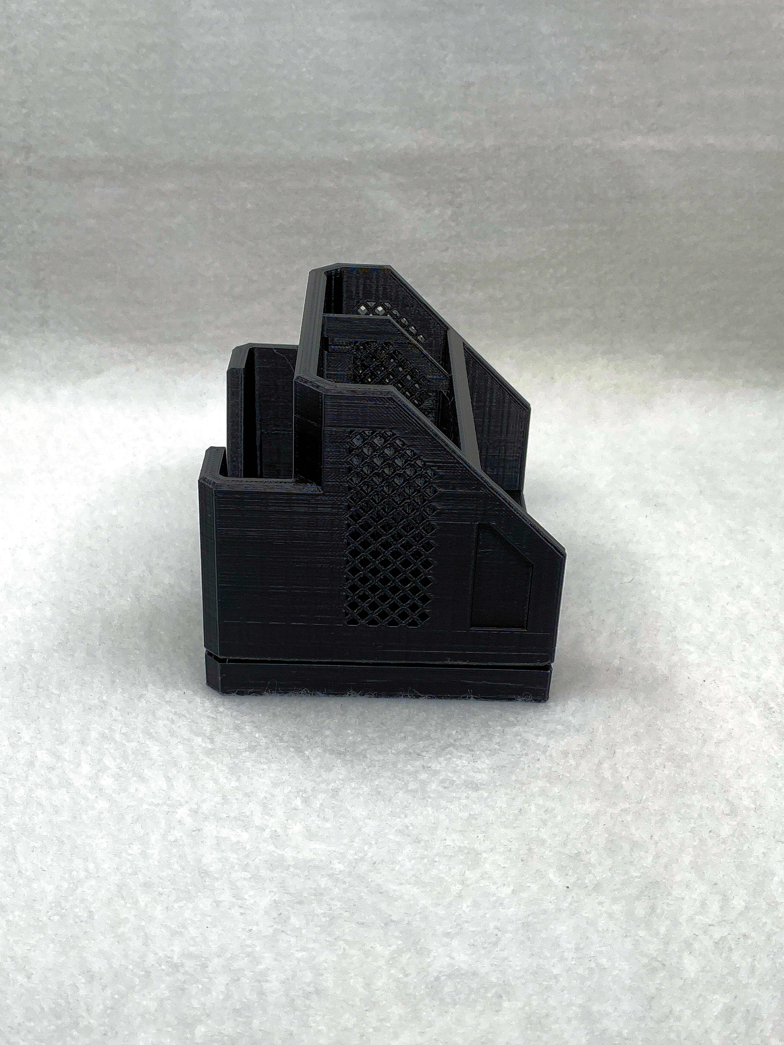 Office Desk Organizer Caddy Pen Holder Desktop Storage Station Office Supply Stand SD Card USB Calculator Stationery Space Saver