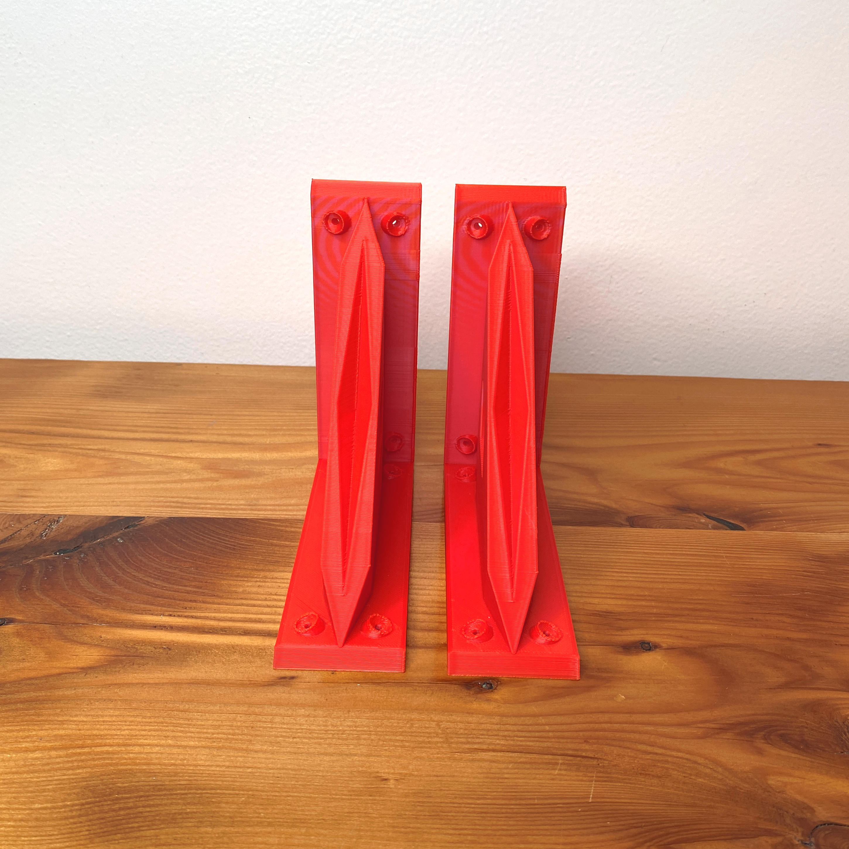 Diamond Cutout Wall Brackets Geometric Support Shelving Modern Shelf Holders Home Decor Storage Solutions Minimalist Design 