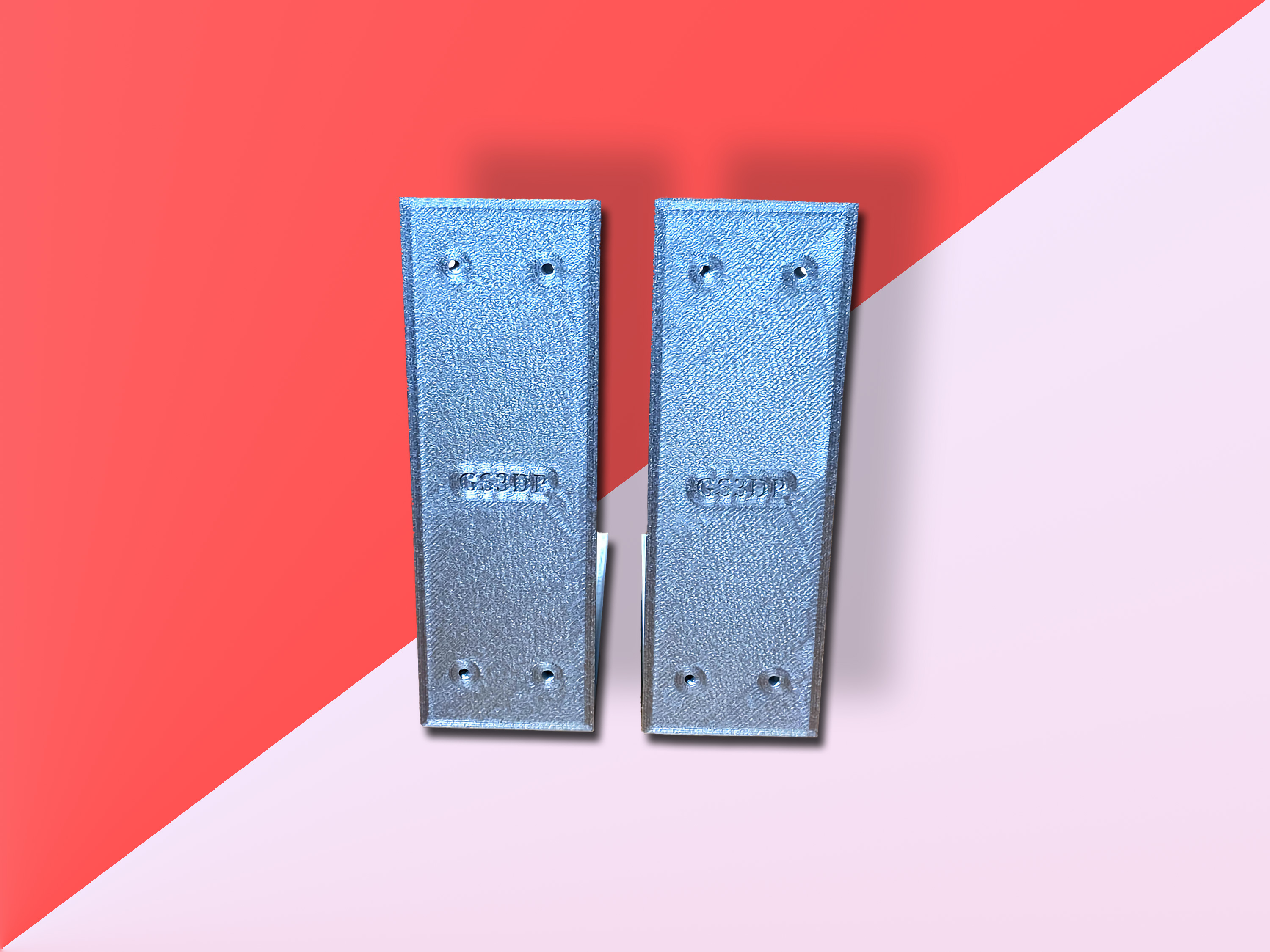 Sleek 6 Inch Sculpted Shelf Mounts Modern Wall Brackets Contemporary Home Decor Stylish Shelving Support Interior Design Wall Display Minimalist Organizer Space Saving Solution