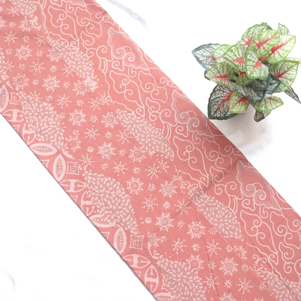 Kain Batik Cap 3 Dimensi Warna Salem