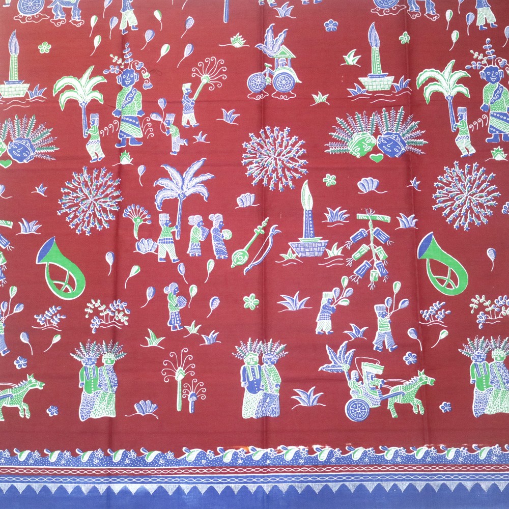Kain Printing Motif Kompeni