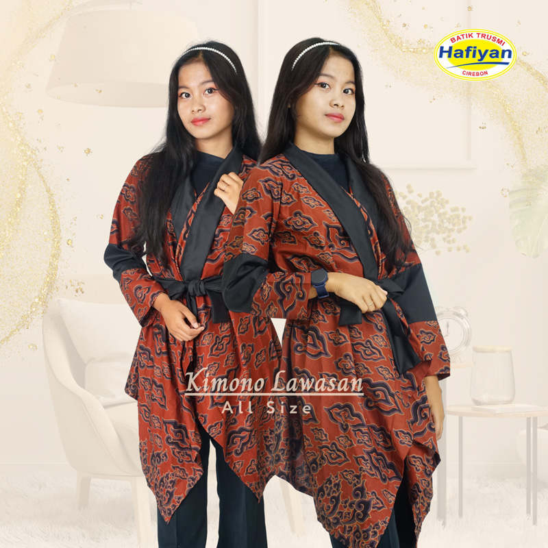 Outer Kimono Motif Batik Megamendung