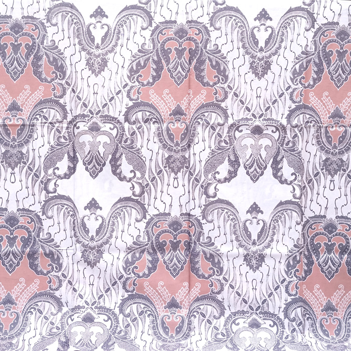 Kain Batik Cap Warna Alam Motif Sawat