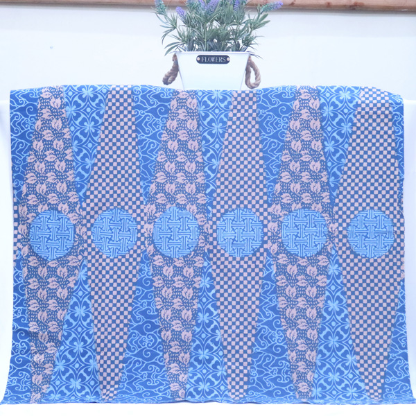 Kain Batik Cap Bahan Katun Motif Tali Kendang